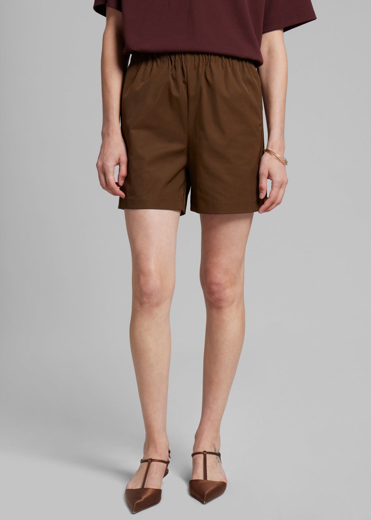 Liz Shorts - Brown - 3