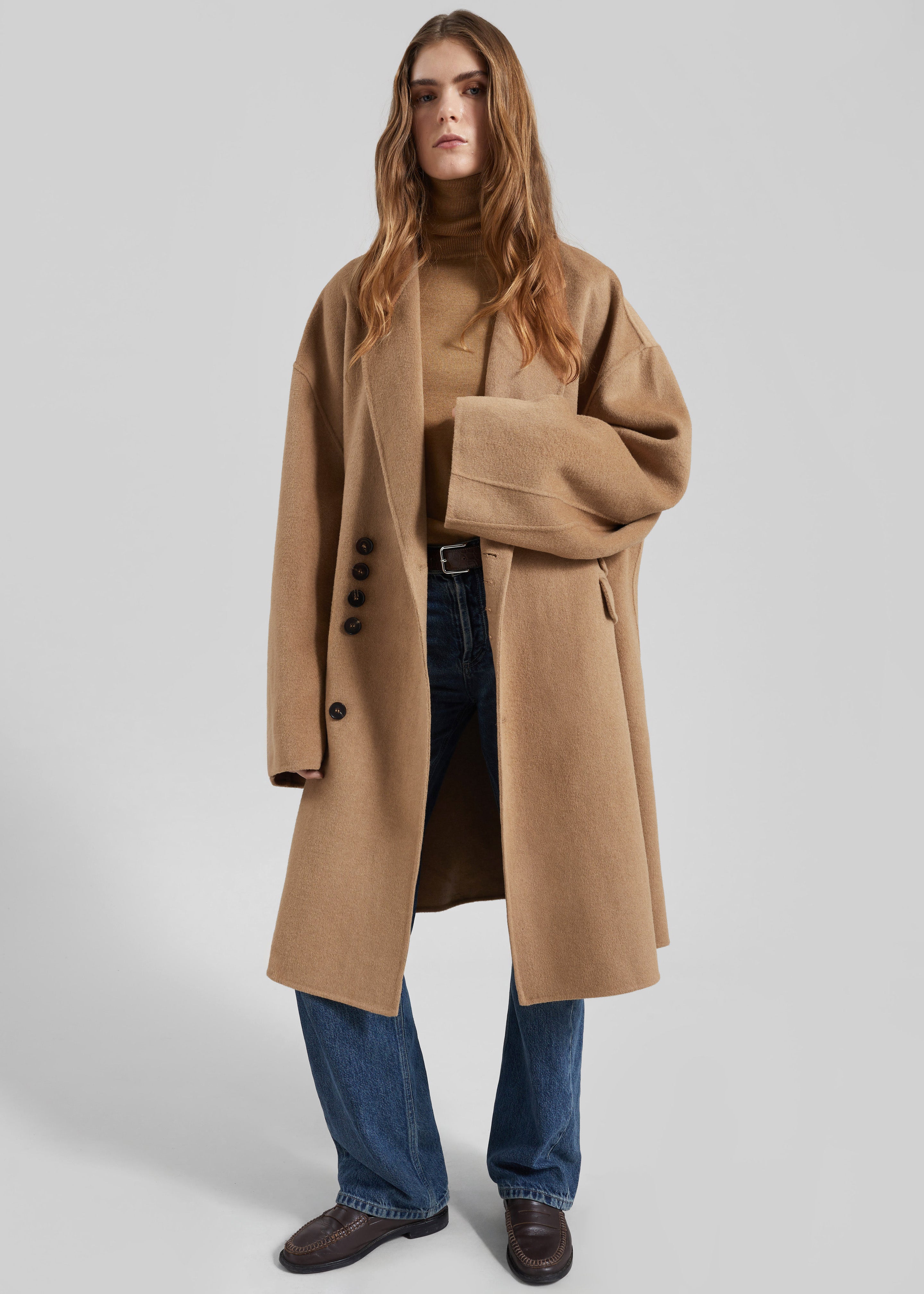 Lohit Wool Coat - Camel - 4