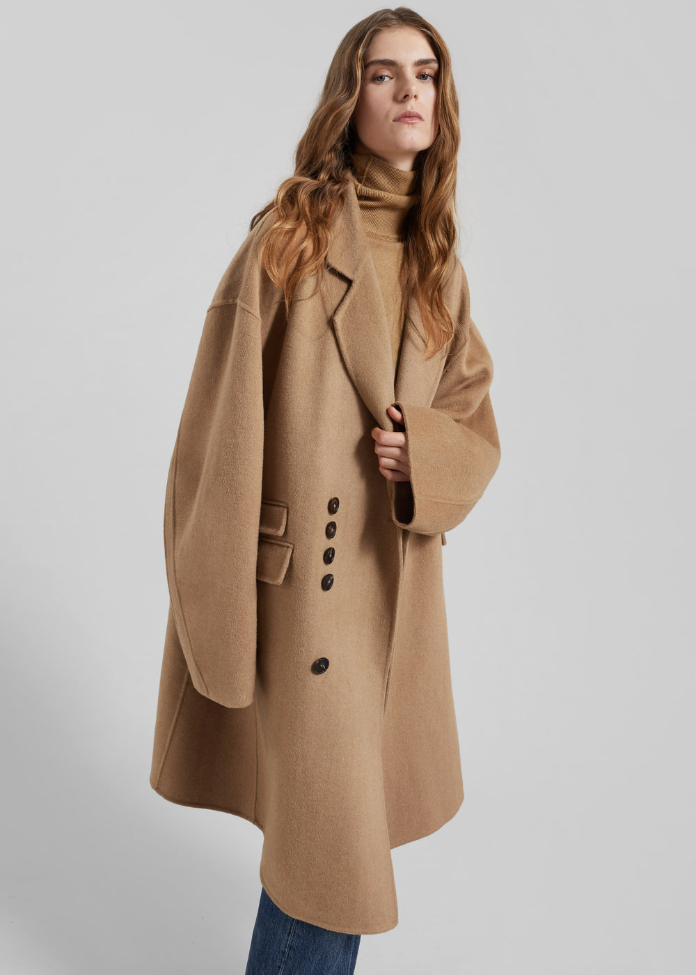 Lohit Wool Coat - Camel - 1