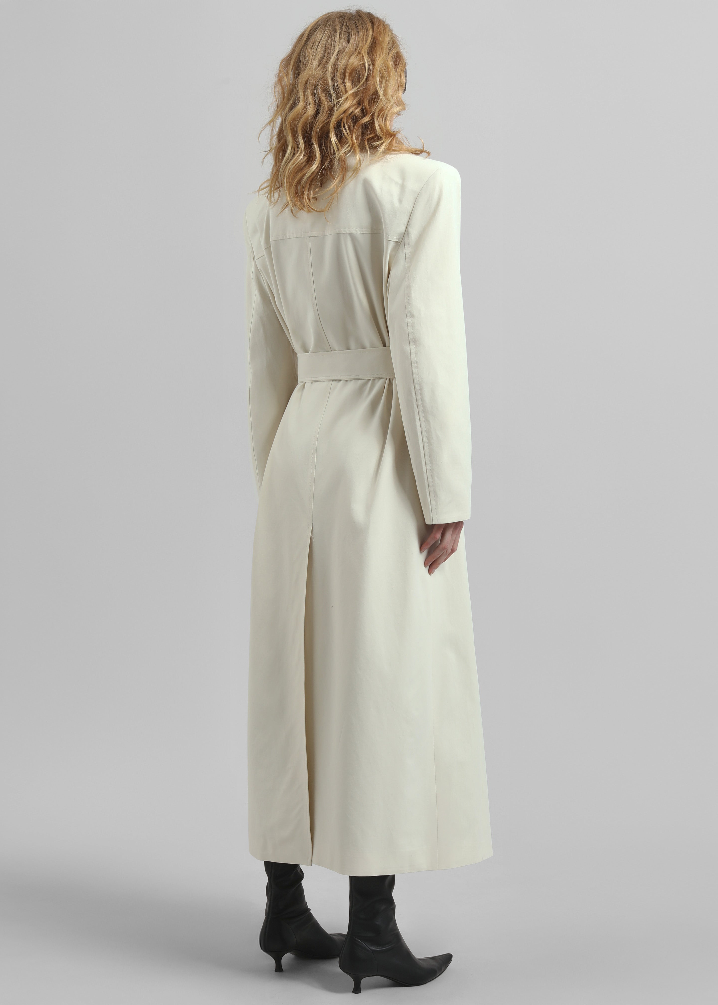Lolland Long Coat - Ivory - 13