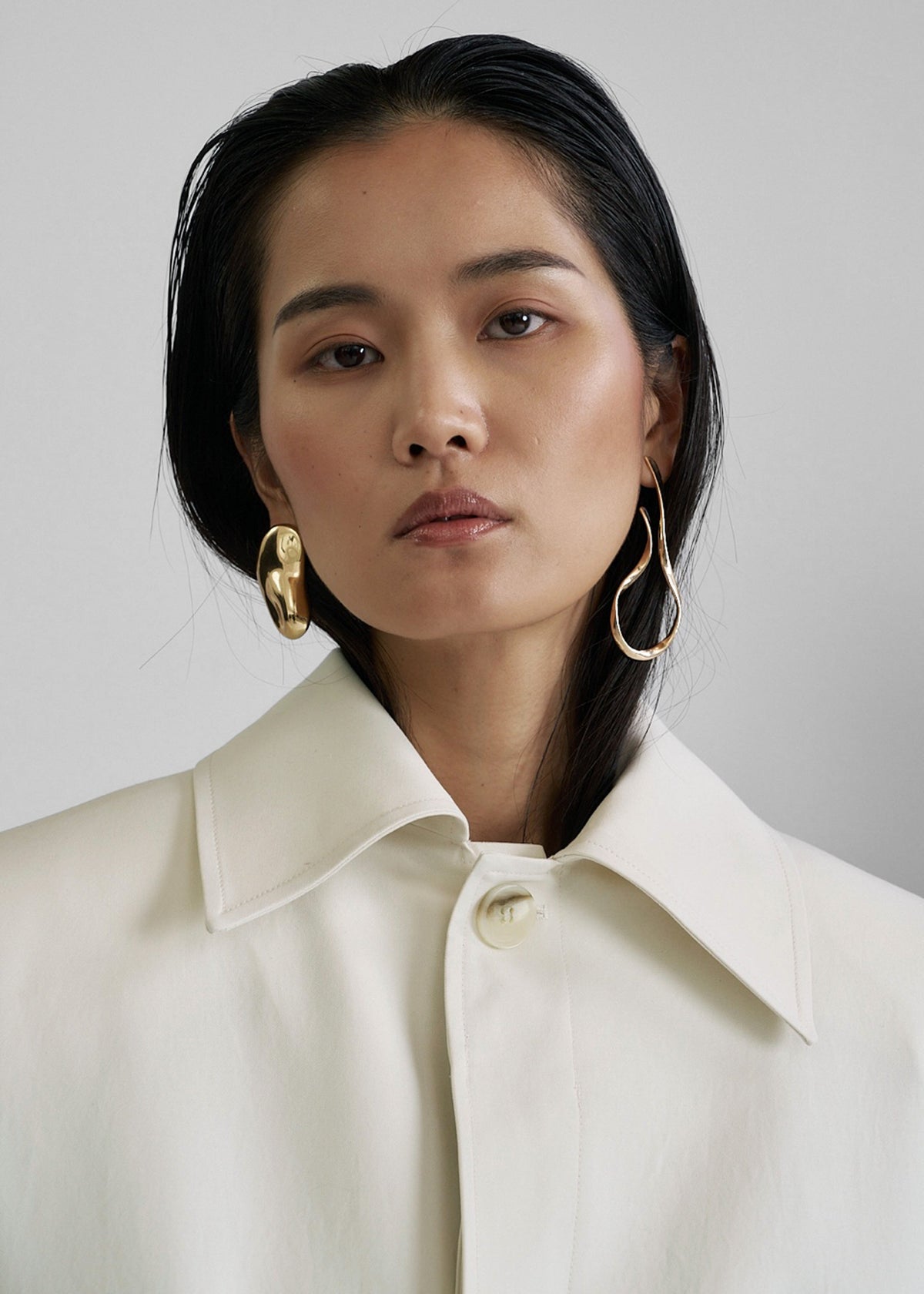 Lolland Long Coat - Ivory - 11