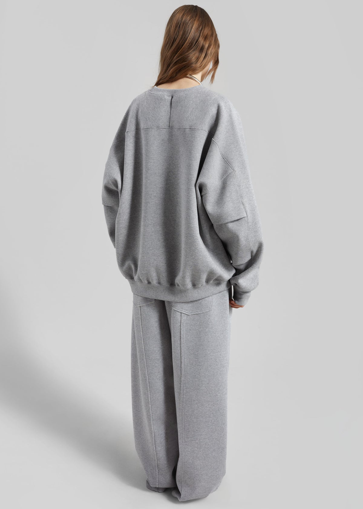 Lonay Balloon Sleeve Sweatshirt - Grey - 7