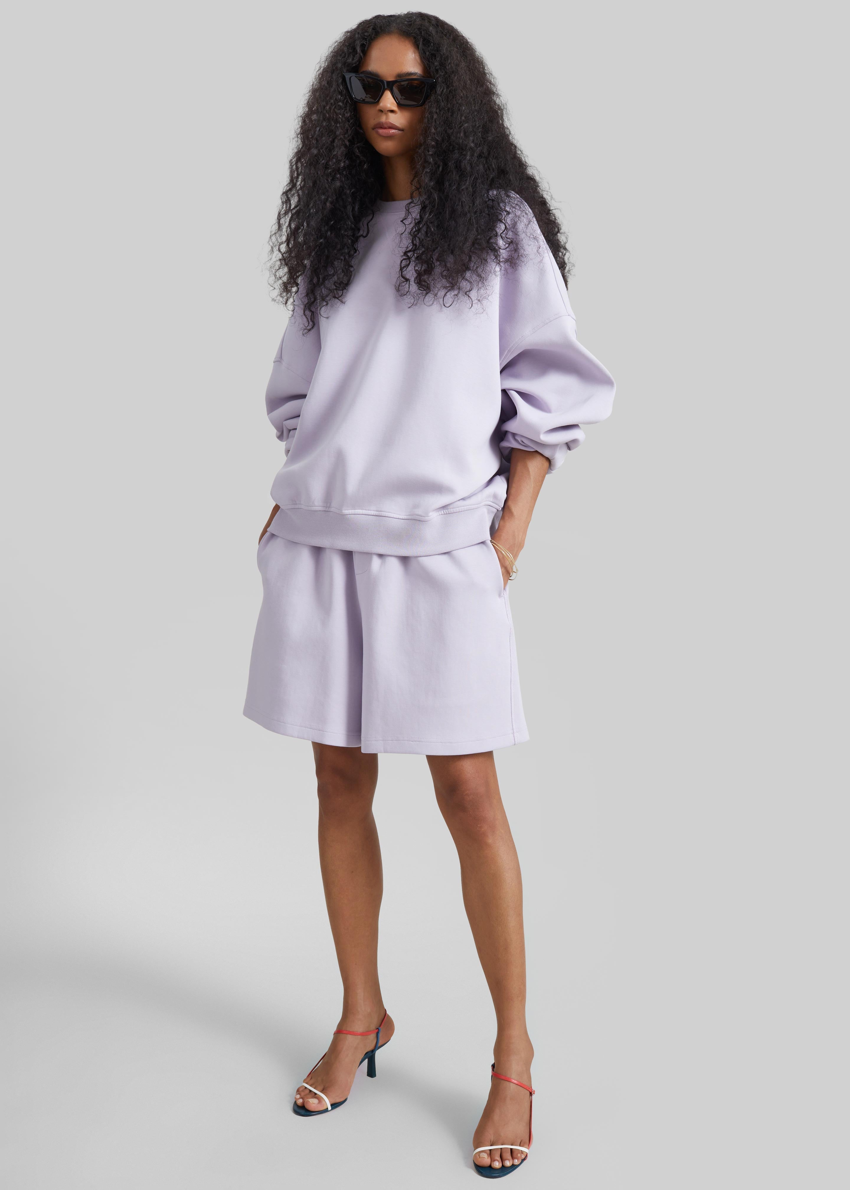 Lorcy Oversized Sweatshirt - Lavender - 6
