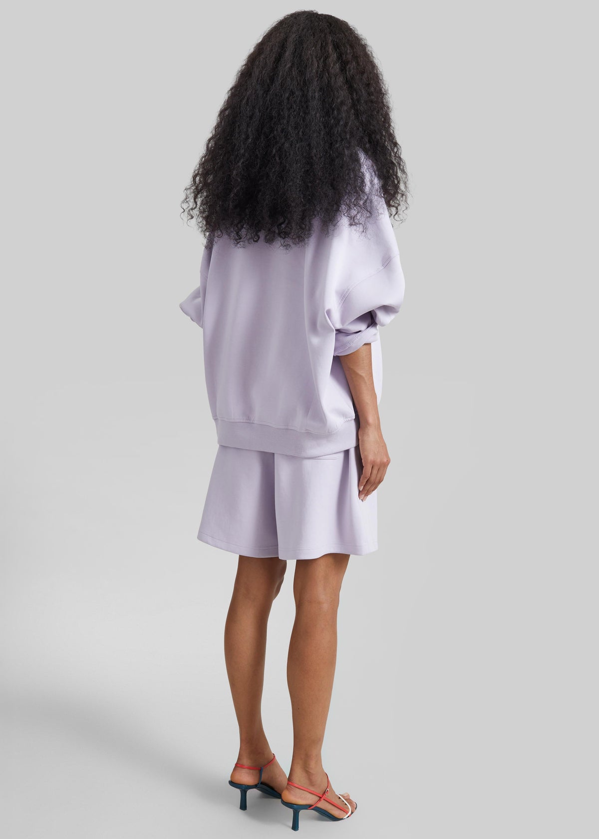 Lorcy Oversized Sweatshirt - Lavender - 7