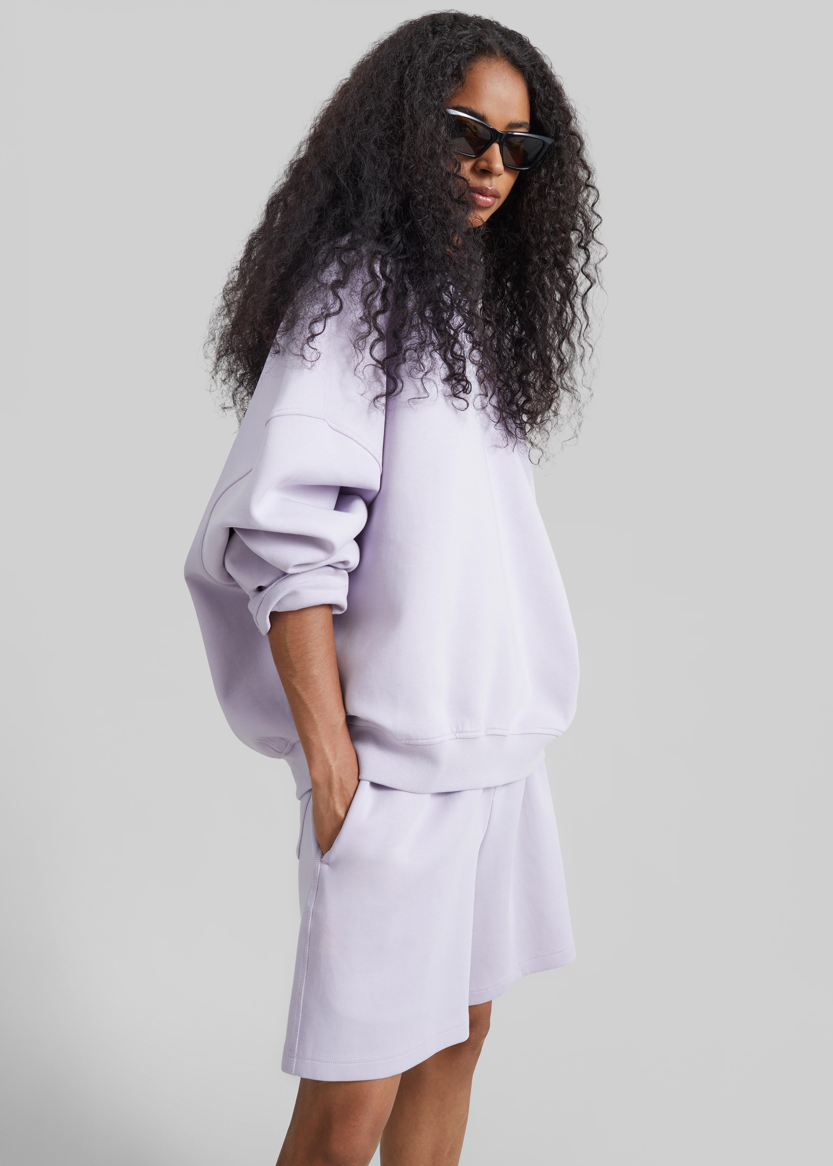 Lorcy Sweatshorts - Lavender - 5