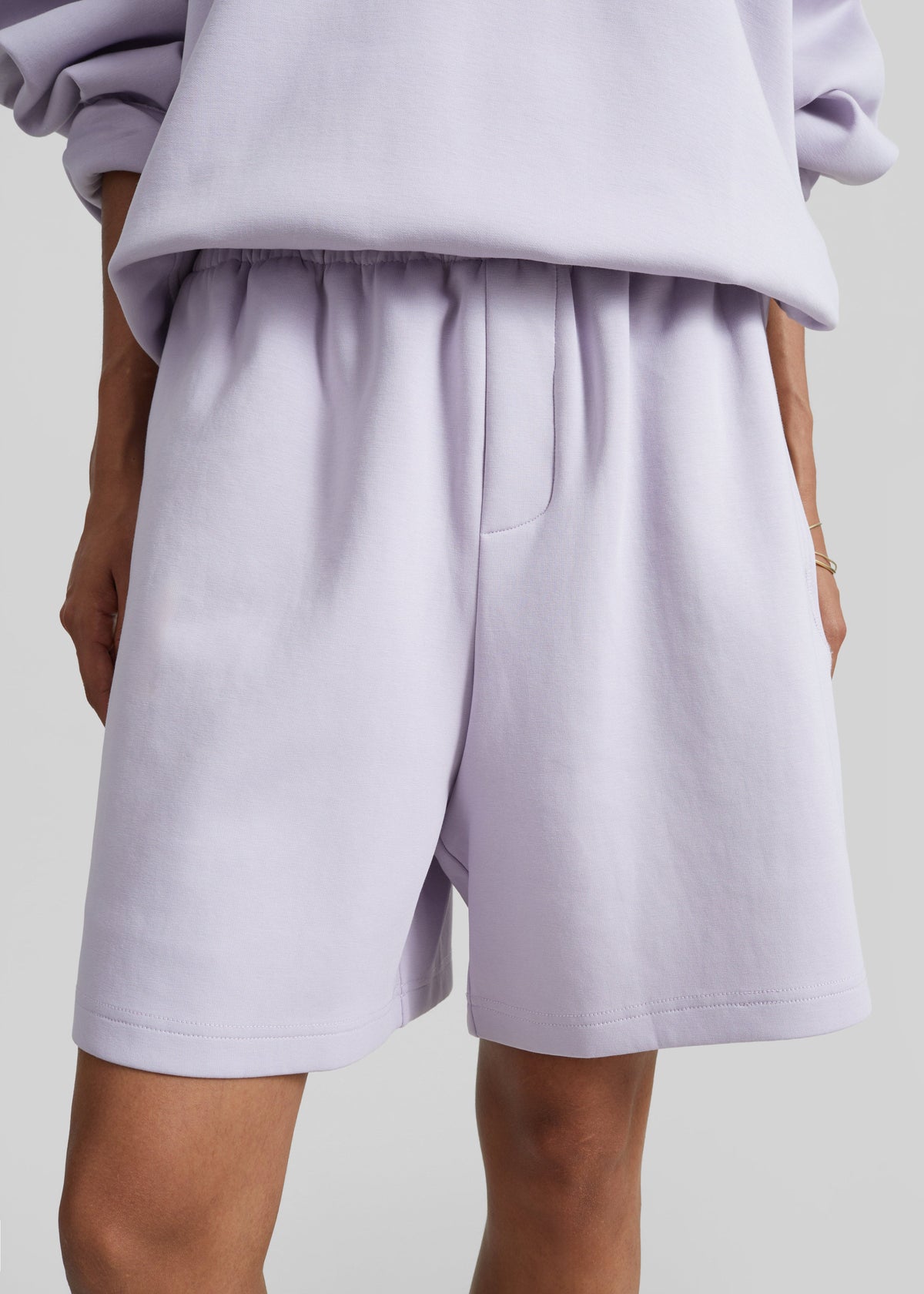 Lorcy Sweatshorts - Lavender - 3