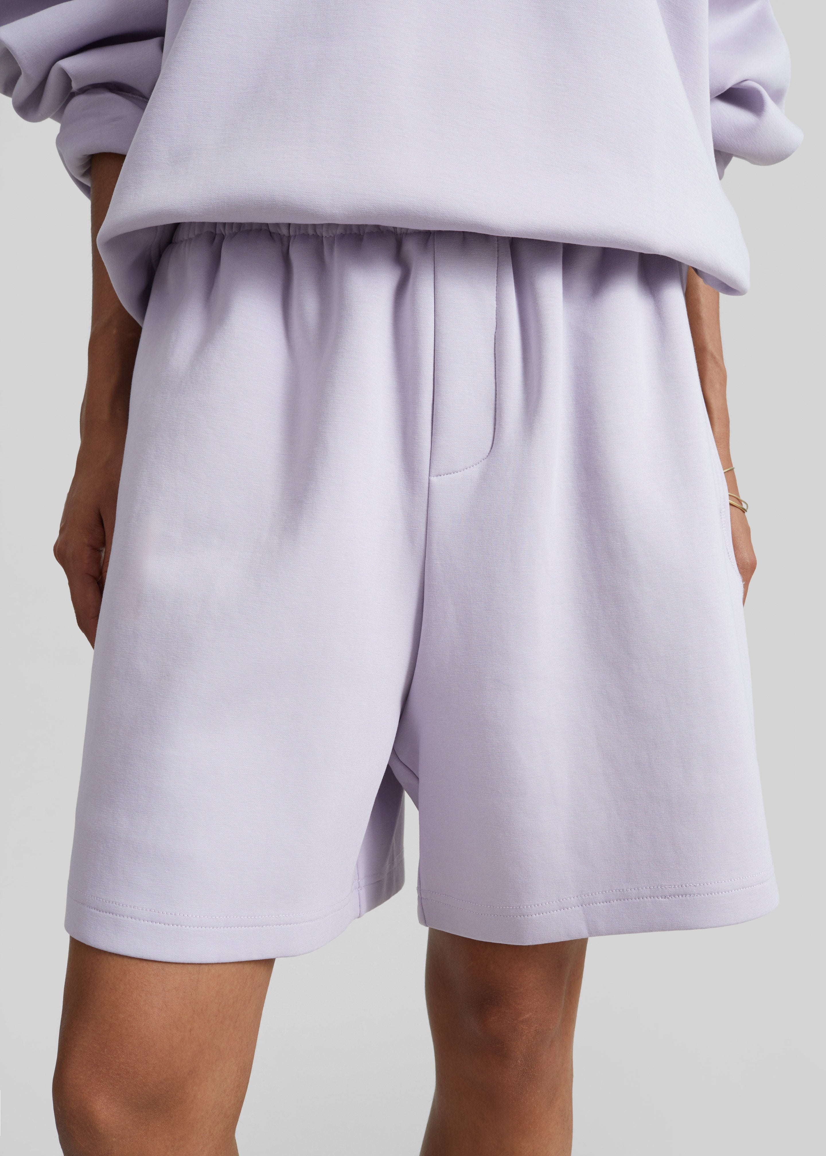Lorcy Sweatshorts - Lavender - 3