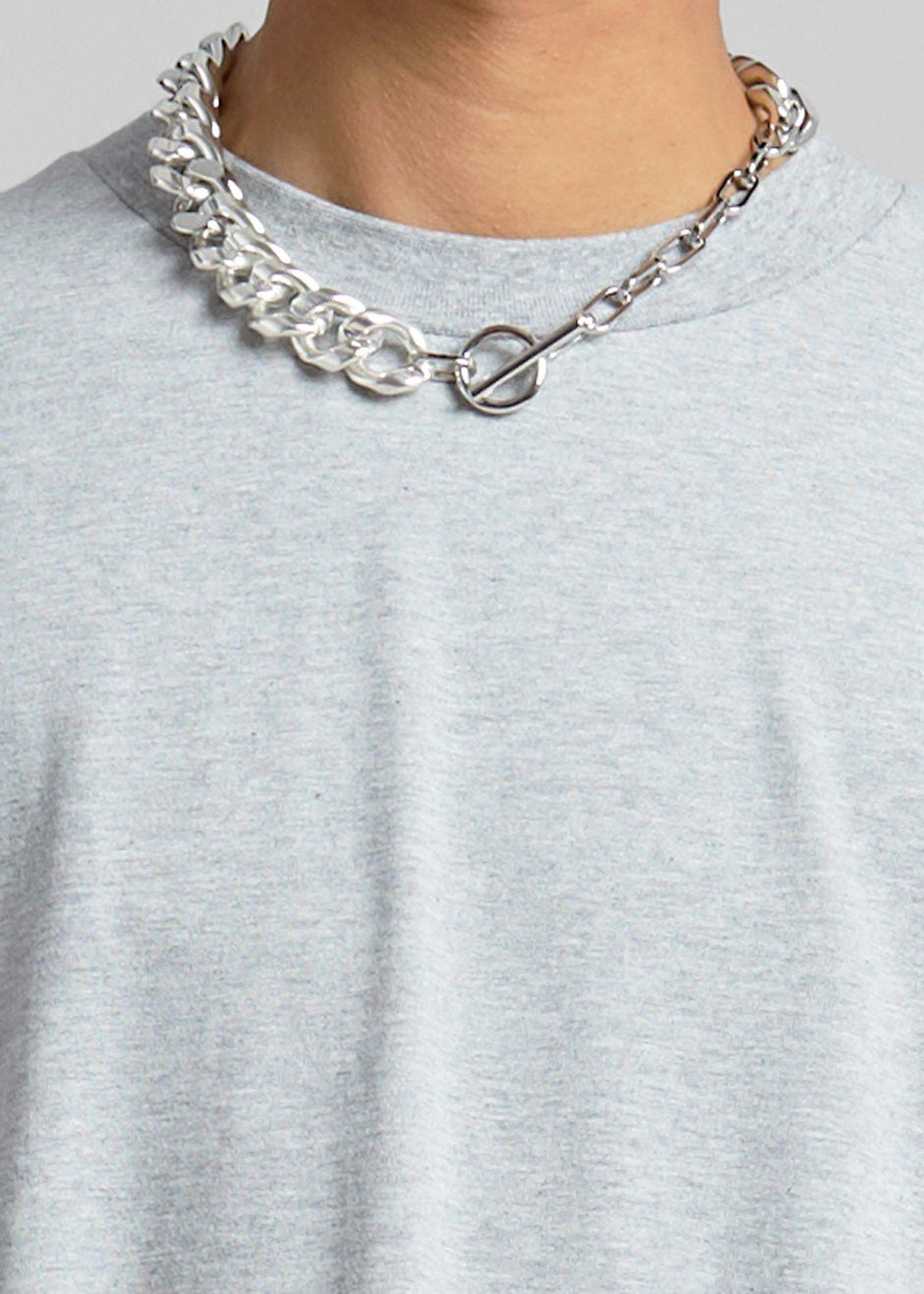 Lou Oversized Tee Dress - Heather Grey - 4