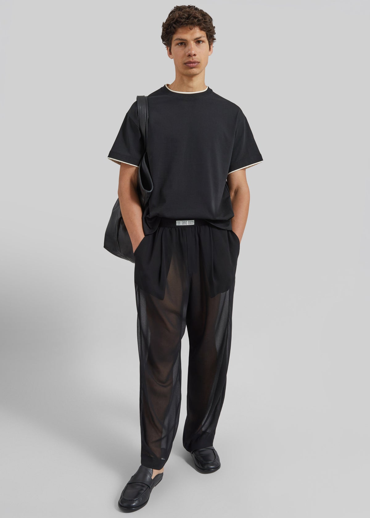 Louis Gabriel Nouchi Large Jogging Pants - Black - 7