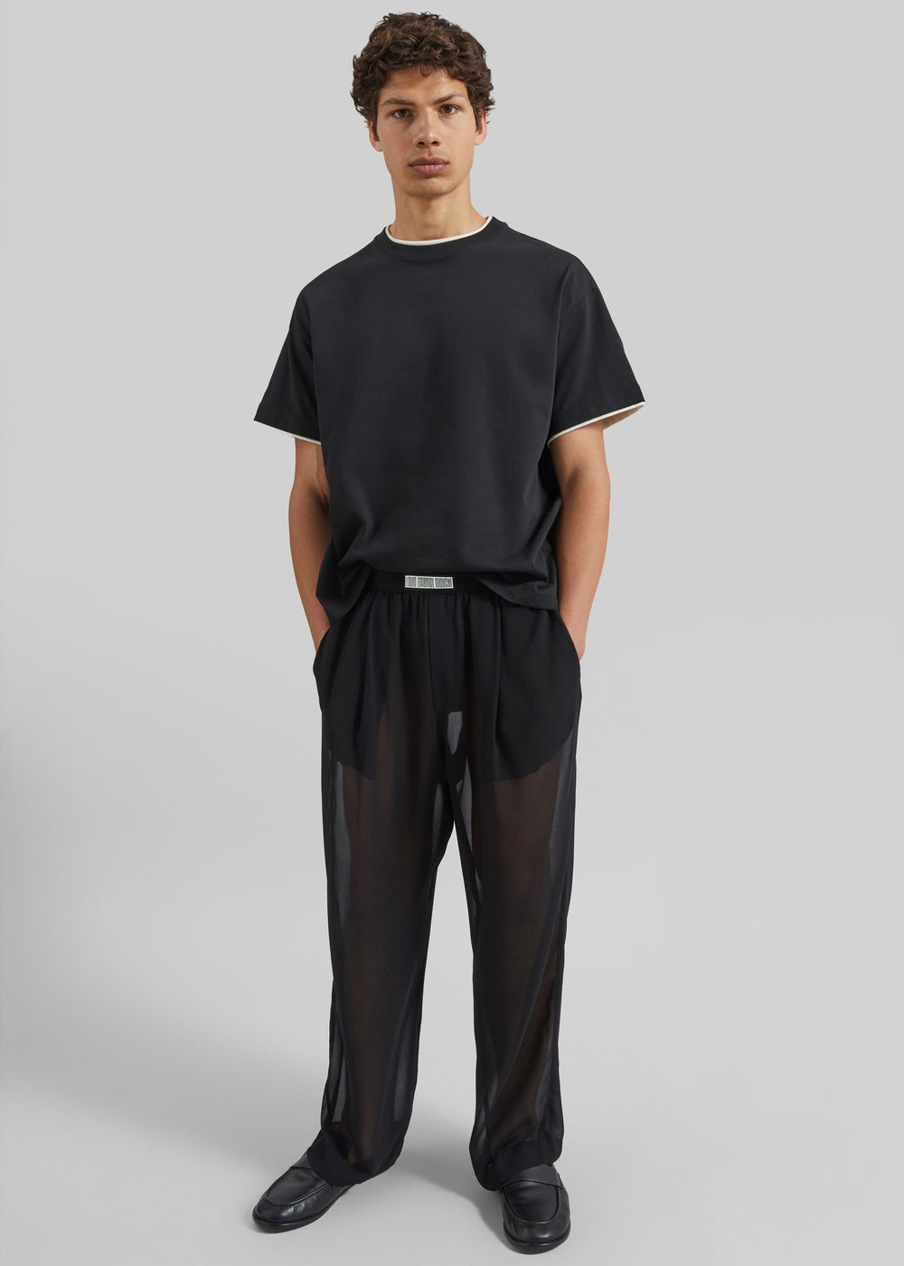 Louis Gabriel Nouchi Large Jogging Pants - Black