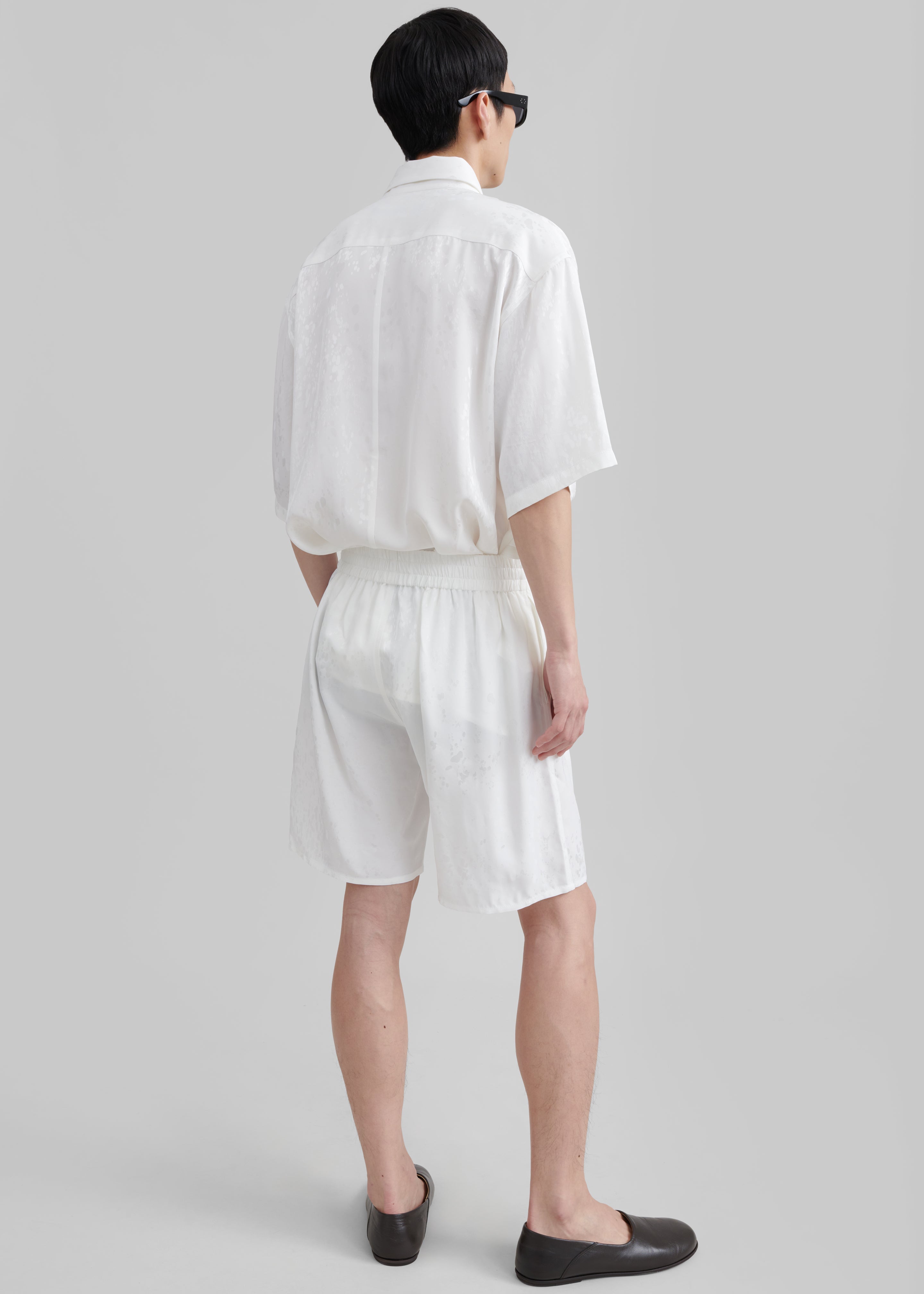 Louis Gabriel Nouchi Large Pajama Shorts - White - 10