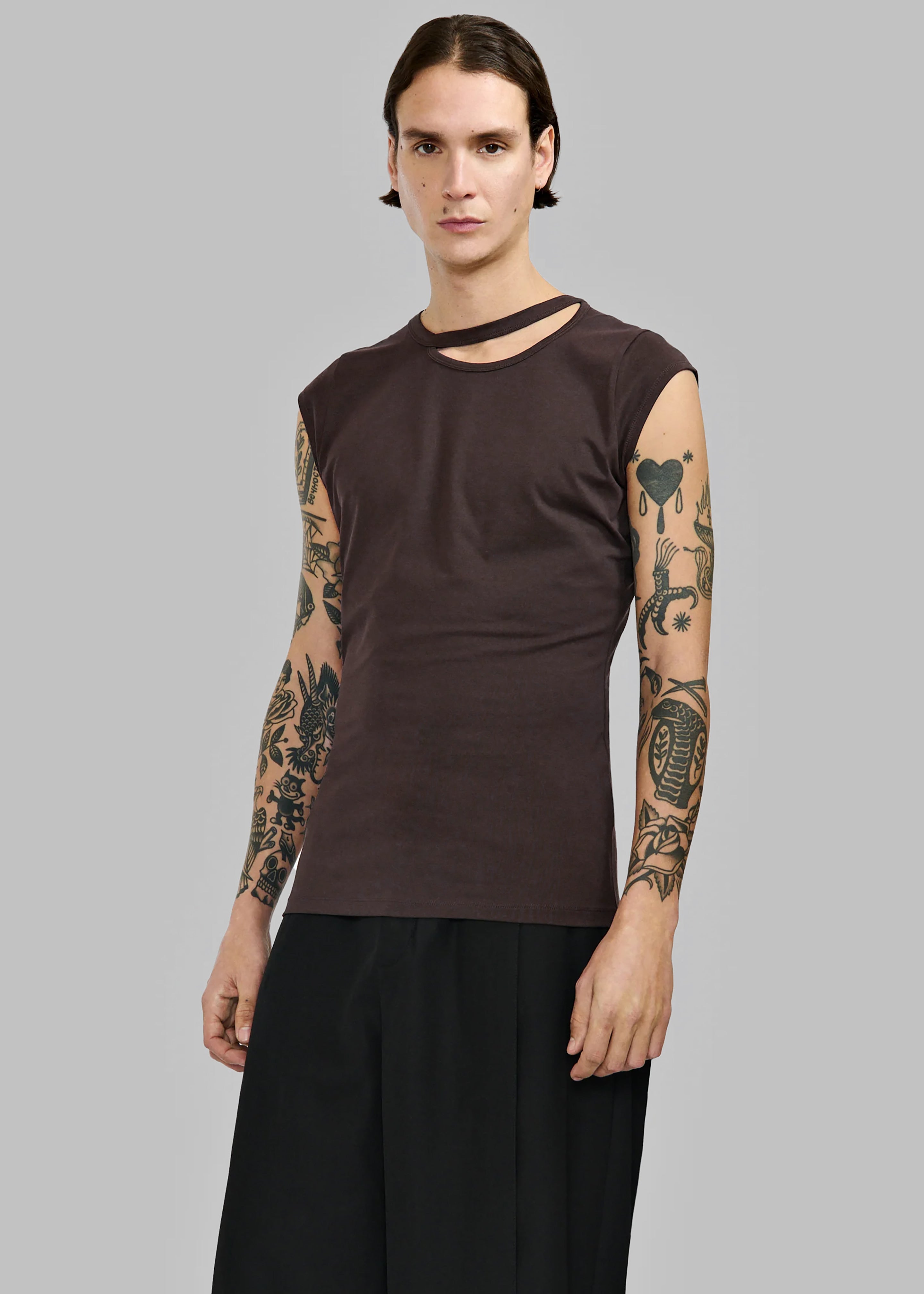 Louis Gabriel Nouchi Short Sleeves T-Shirt - Expresso - 7