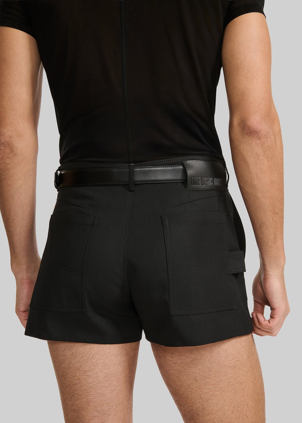Louis Gabriel Nouchi Wool Suit Shorts - Black - 7