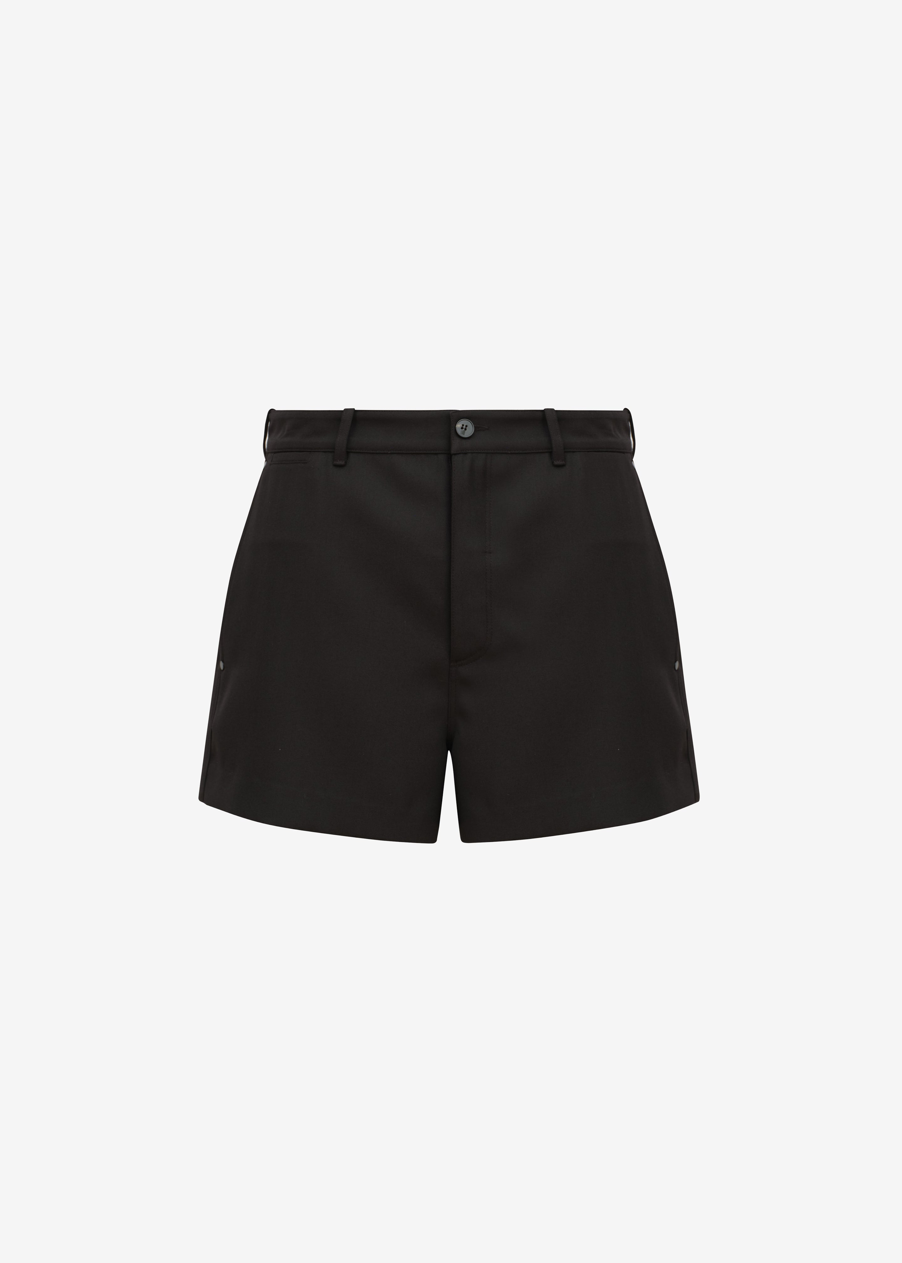 Louis Gabriel Nouchi Wool Suit Shorts - Black - 8