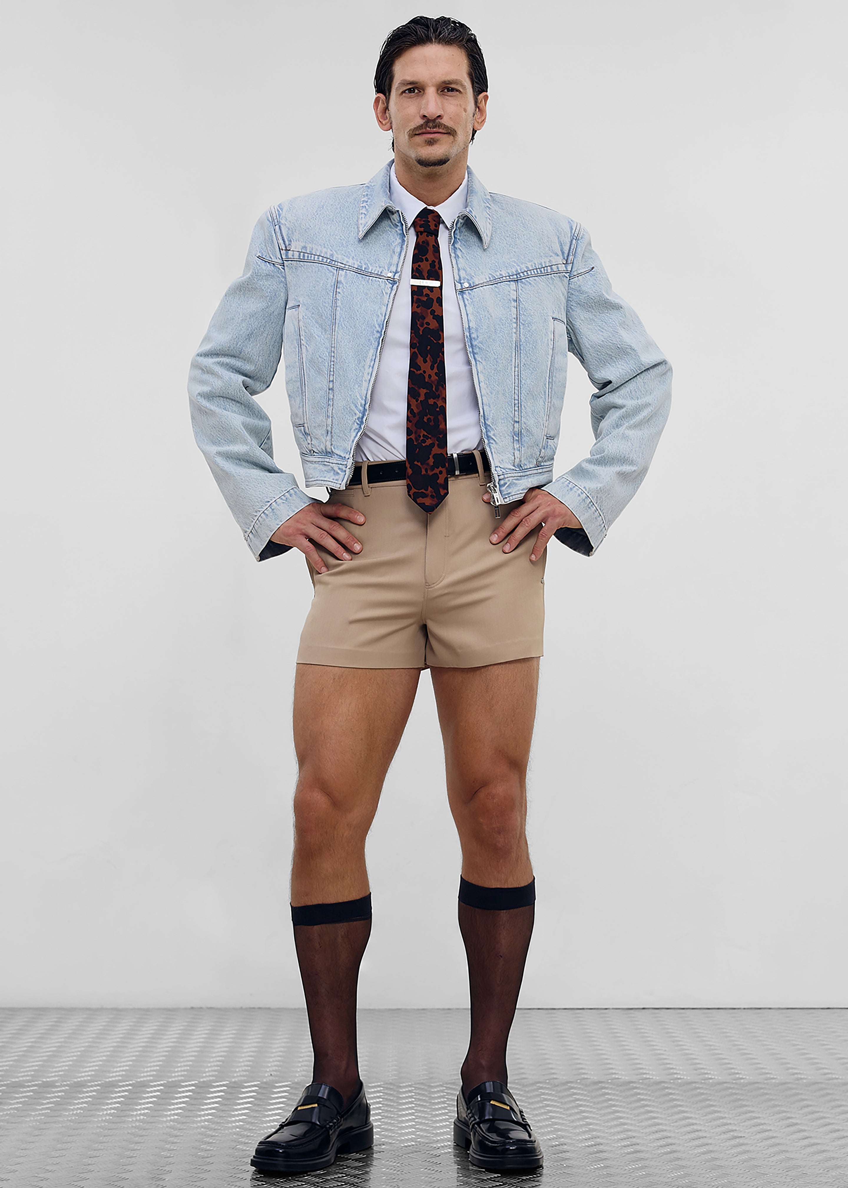 Louis Gabriel Nouchi Wool Suit Shorts - Sand - 6
