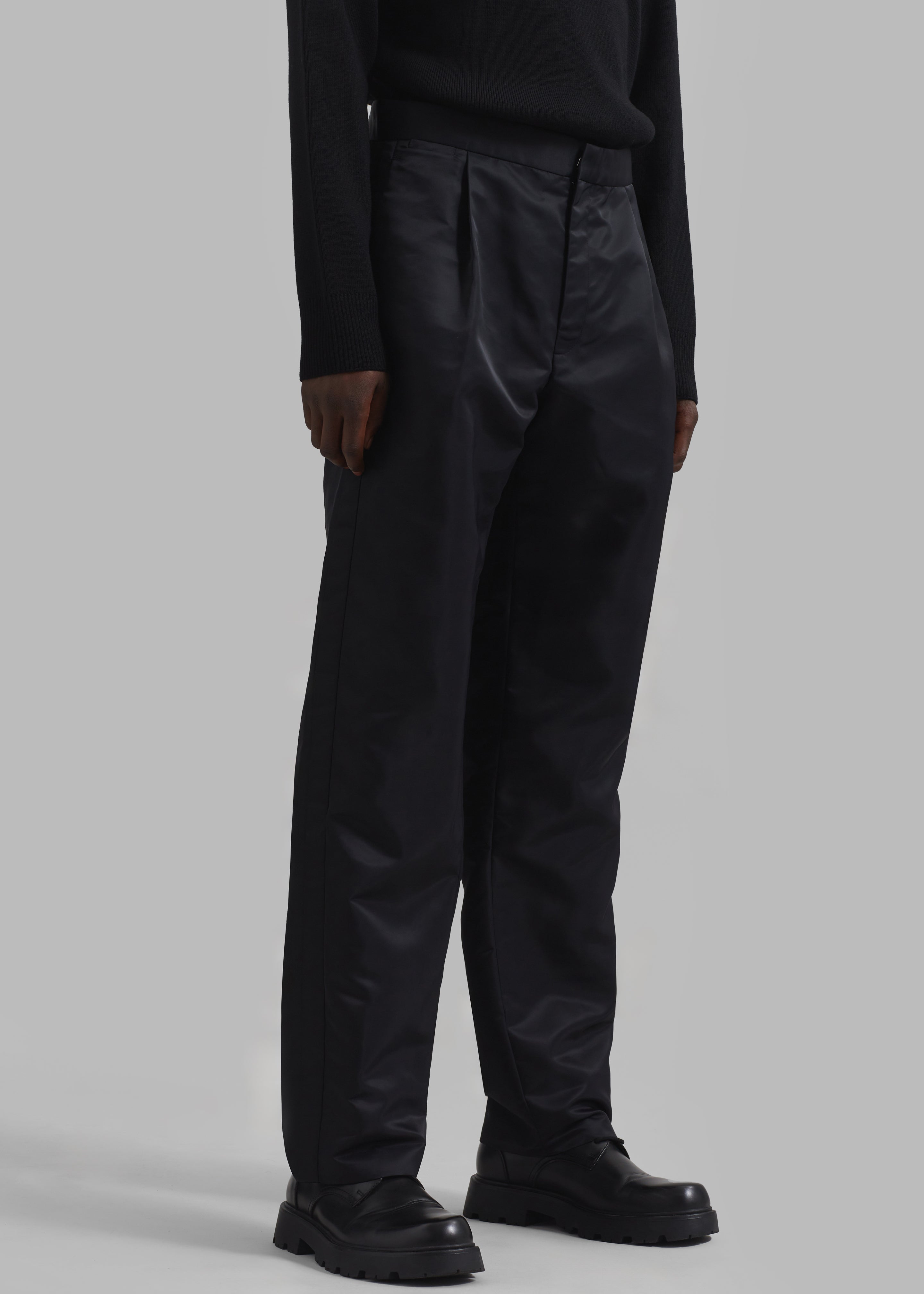 Louis Gabriel Nouchi Straight-Leg Smoking Polyamide Trousers - Black - 6