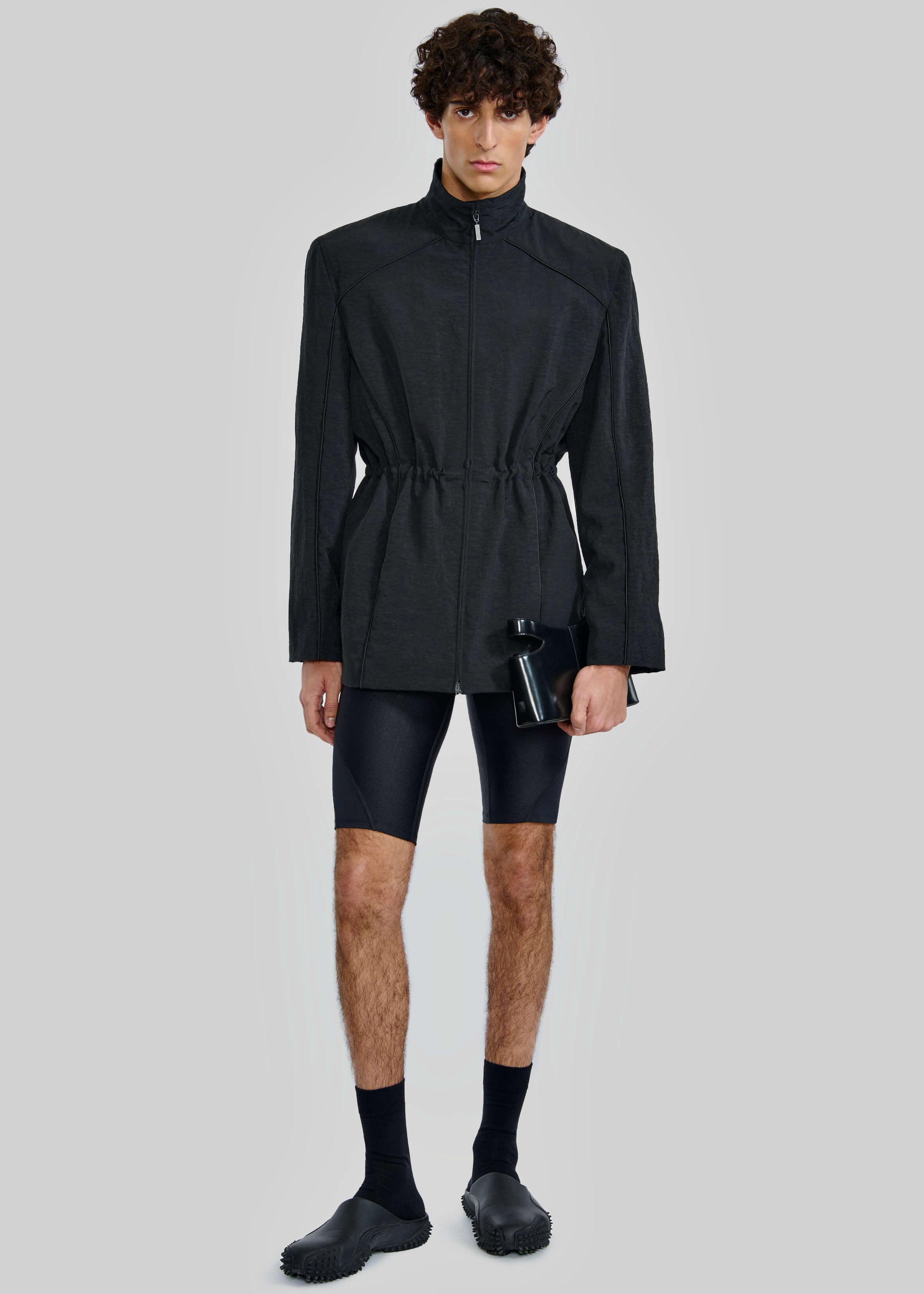Louis Gabriel Nouchi Tailored Padded Jacket - Black - 4