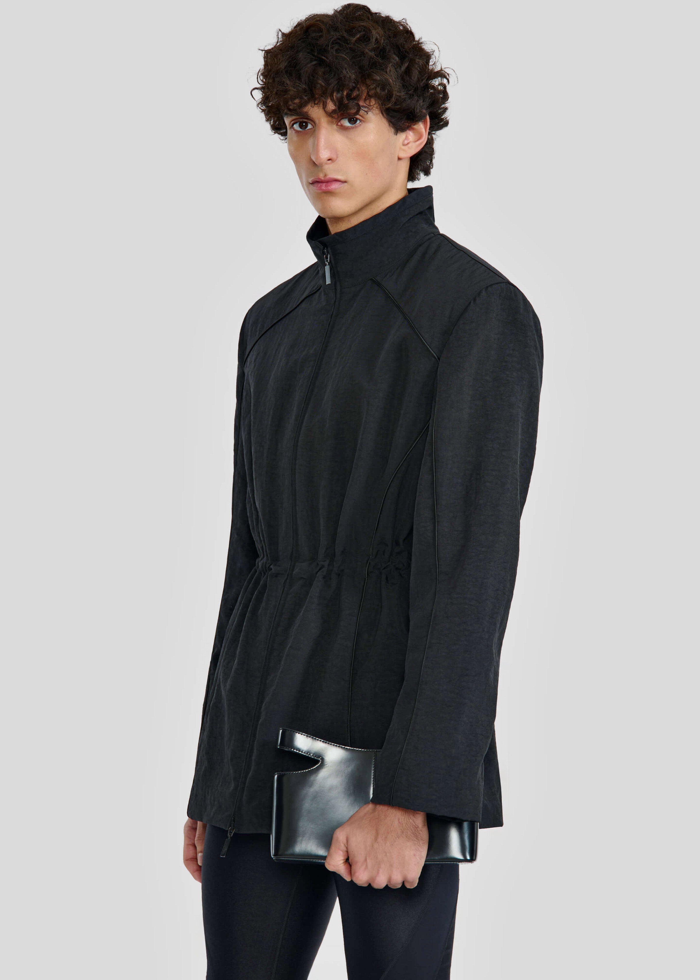 Louis Gabriel Nouchi Tailored Padded Jacket - Black - 5