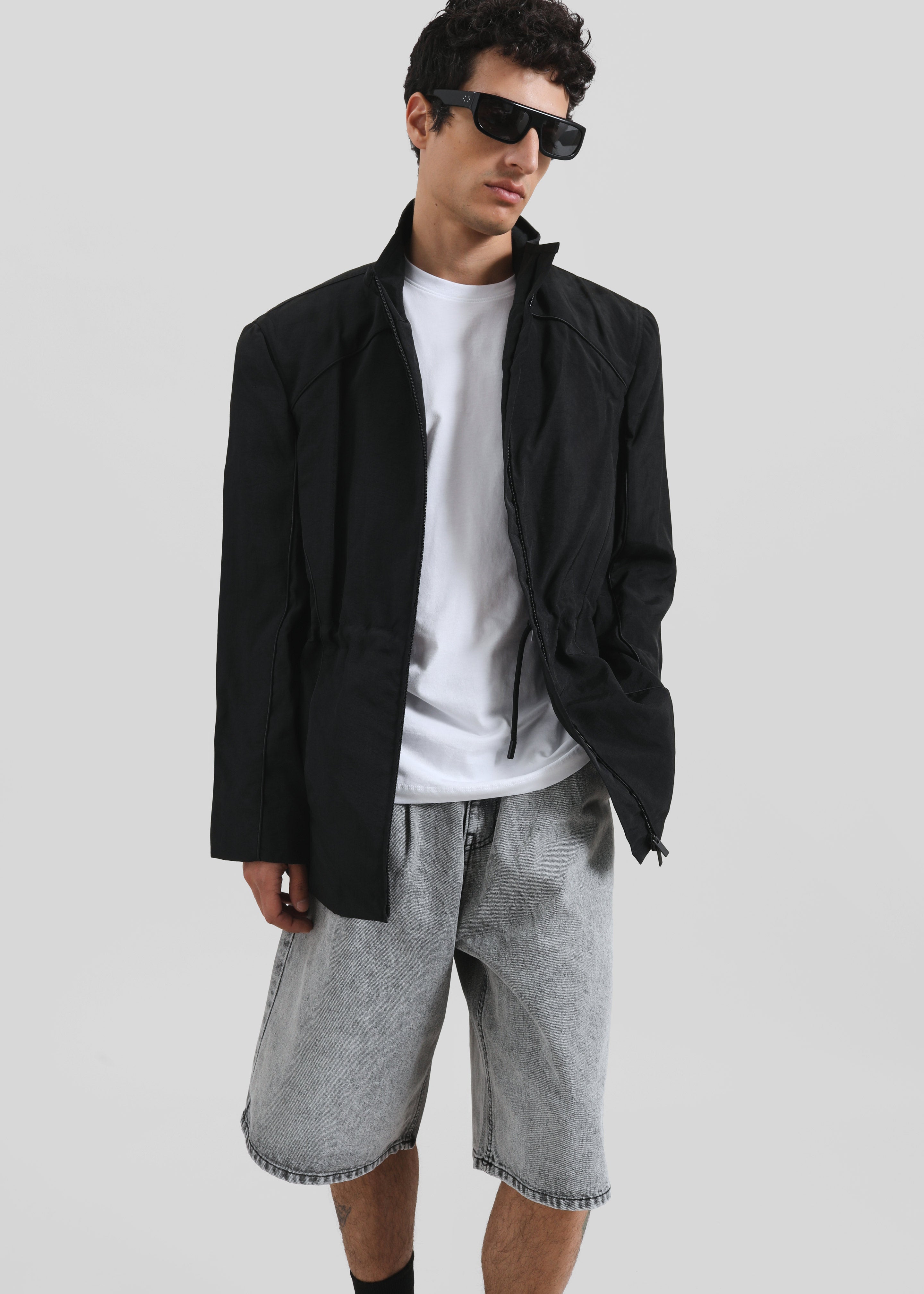 Louis Gabriel Nouchi Tailored Padded Jacket - Black - 2