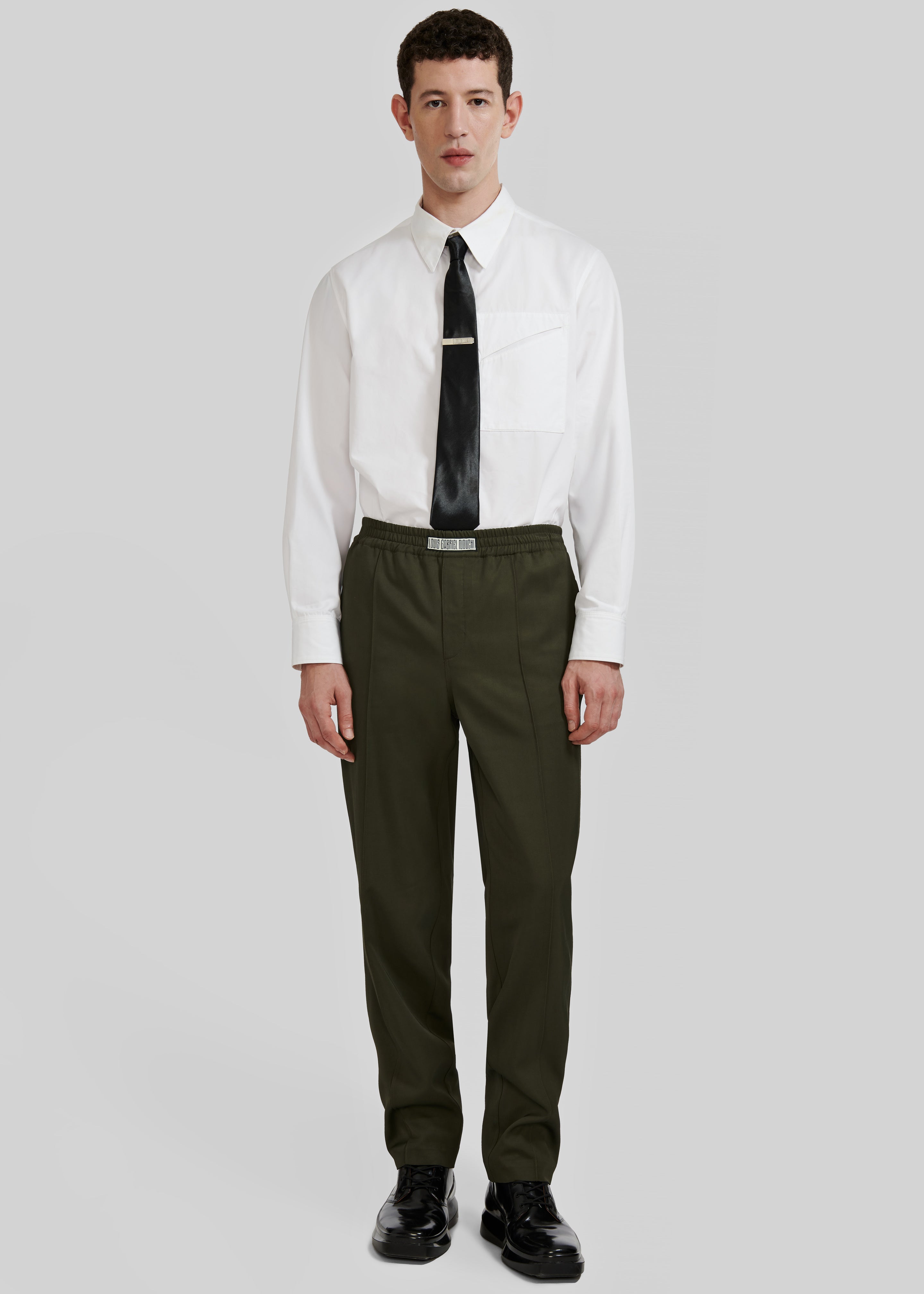 Louis Gabriel Nouchi Tapered Jogging Pants - Army - 2