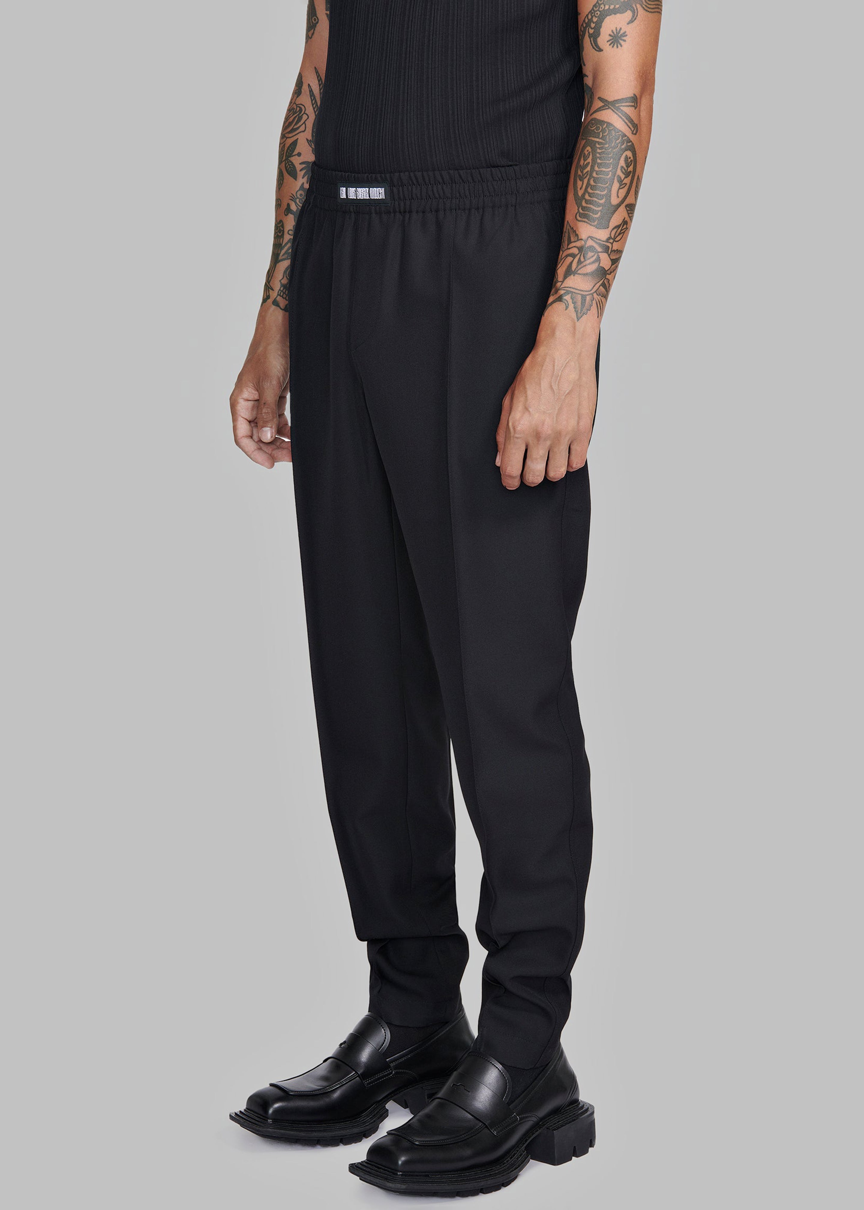 Louis Gabriel Nouchi Tapered Jogging Pants - Black - 1