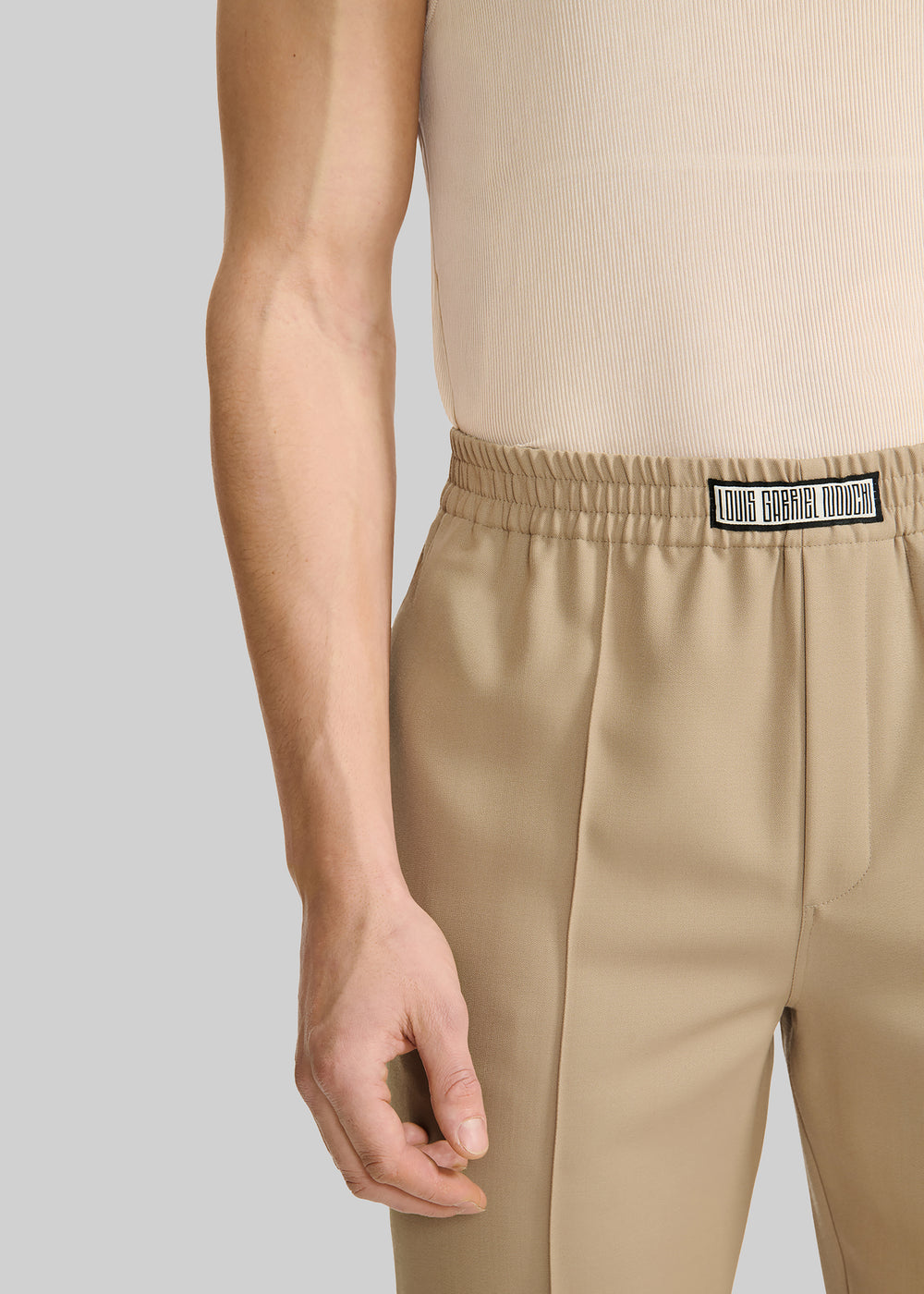 Louis Gabriel Nouchi Tapered Jogging Pants - Sand - 1
