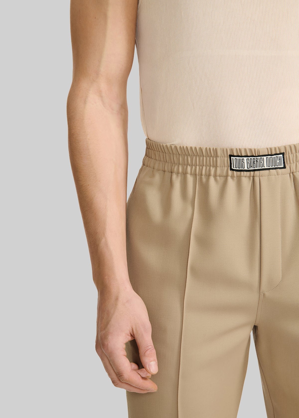 Louis Gabriel Nouchi Tapered Jogging Pants - Sand - 2