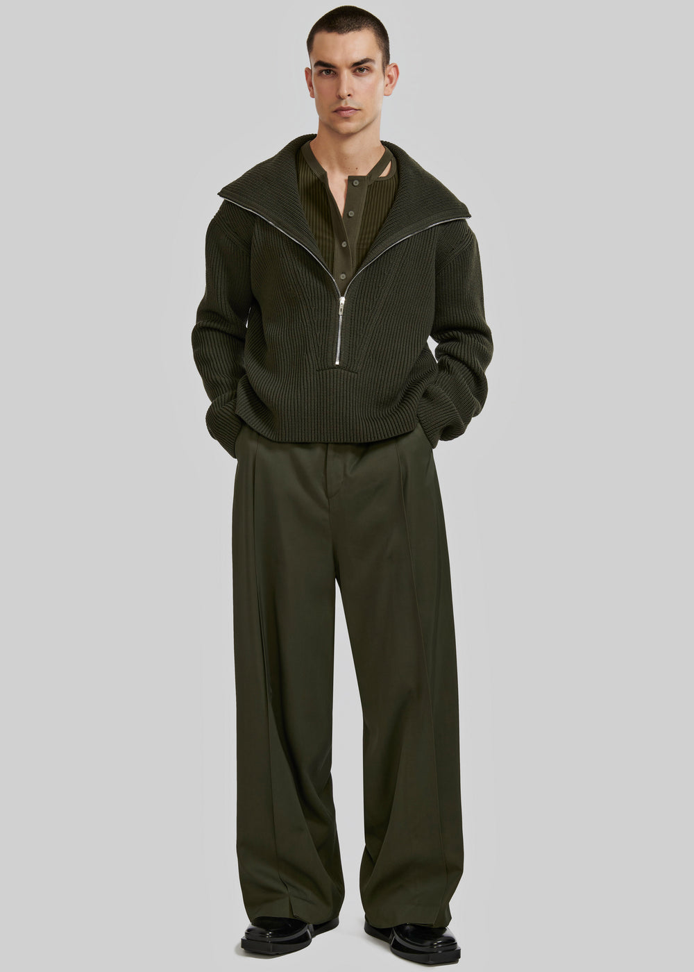 Louis Gabriel Nouchi Trucker Jumper - Army - 1