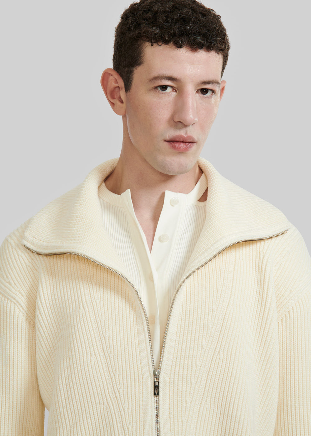 Louis Gabriel Nouchi Trucker Jumper - Bone