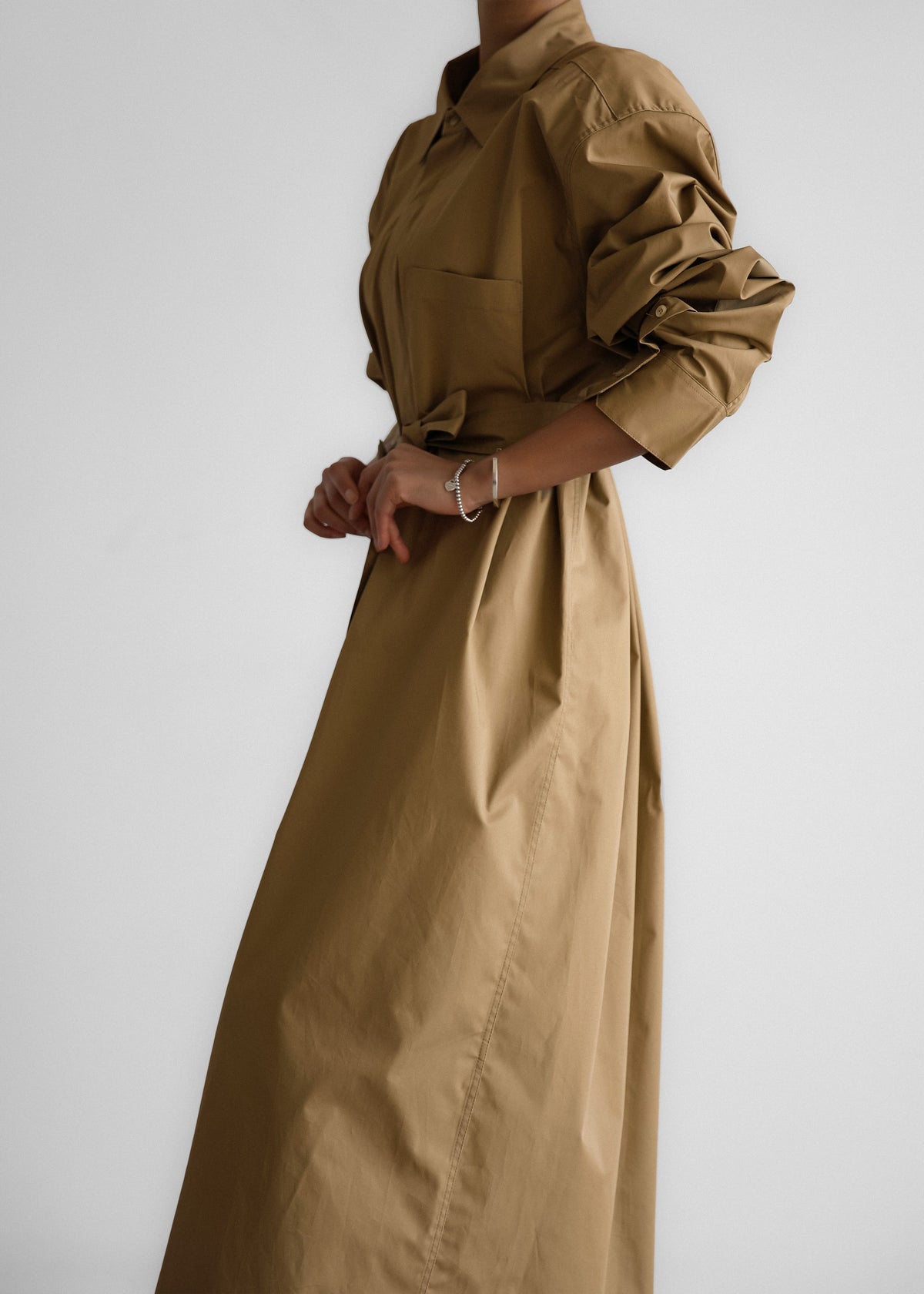 Louisa Trench Dress - Camel - 7