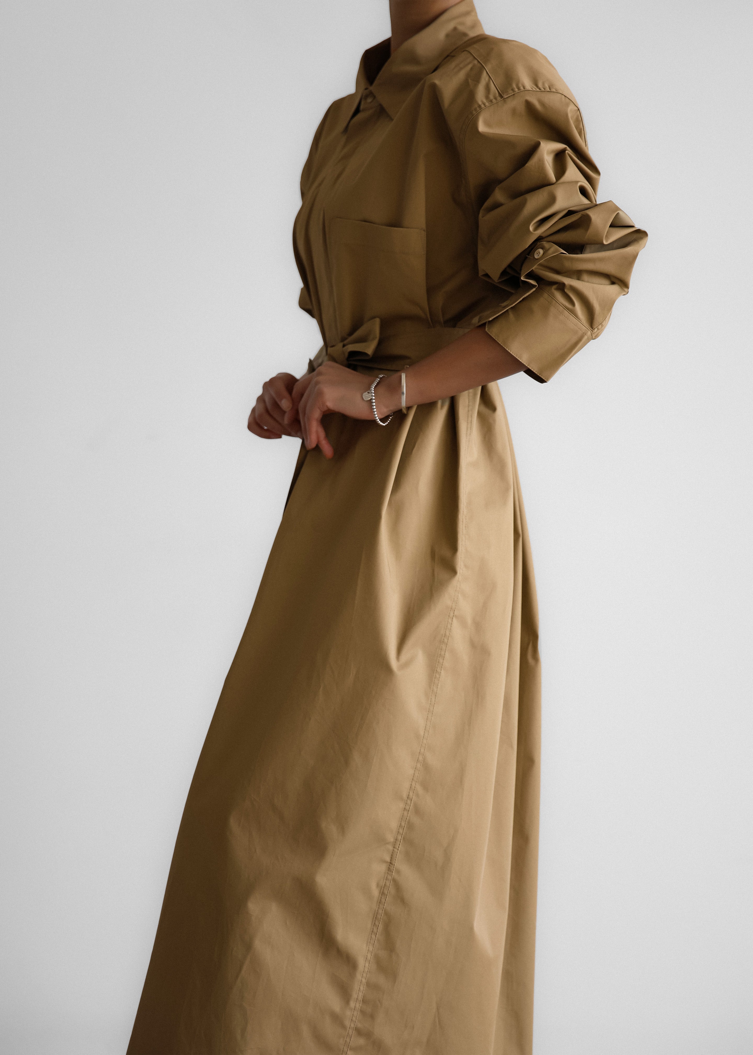 Louisa Trench Dress - Camel - 6