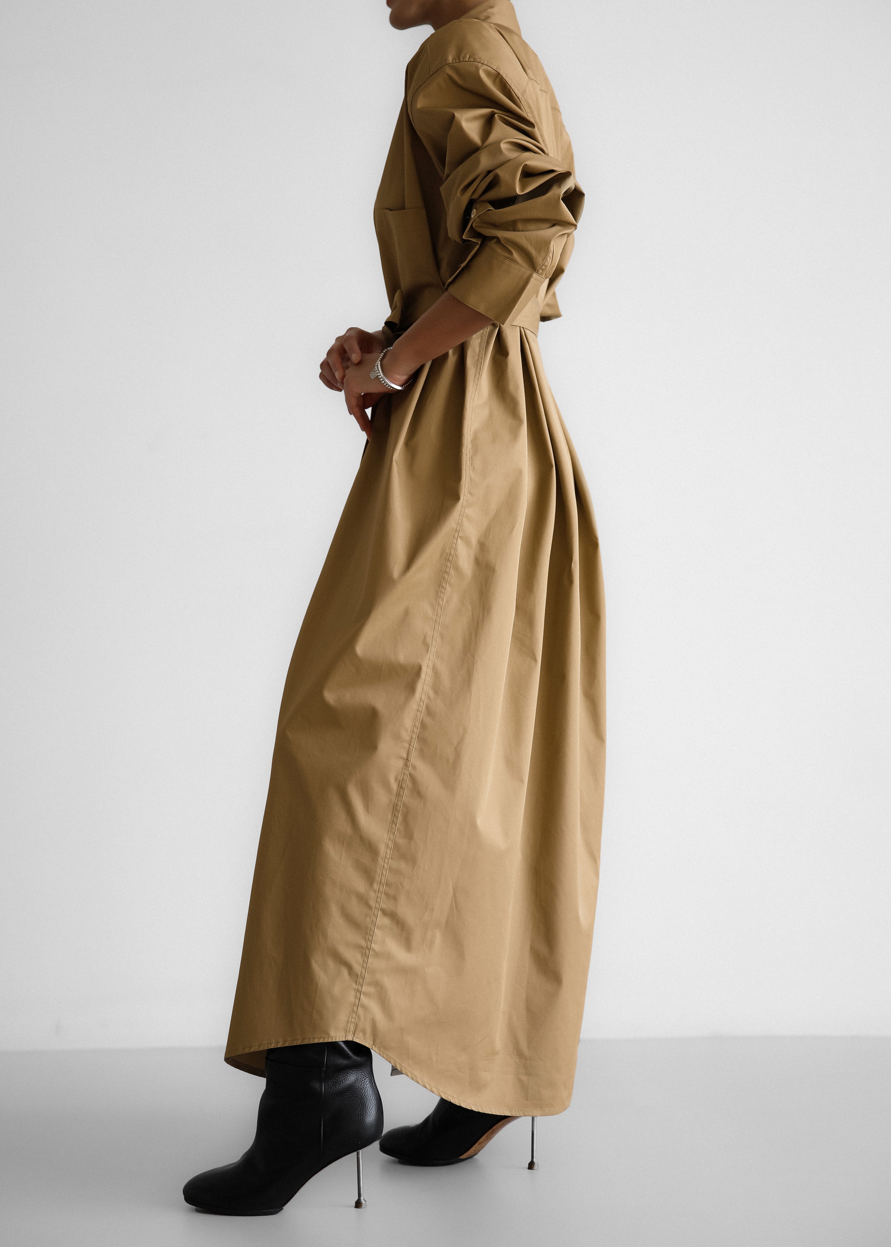 Louisa Trench Dress - Camel - 2