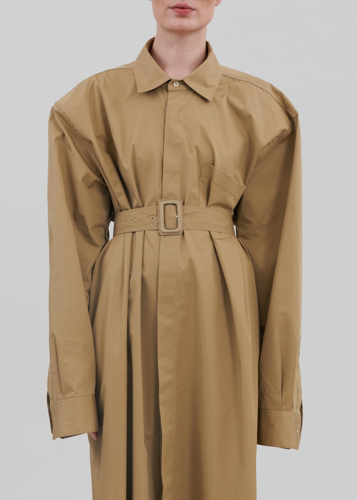 Louisa Trench Dress - Camel - 8