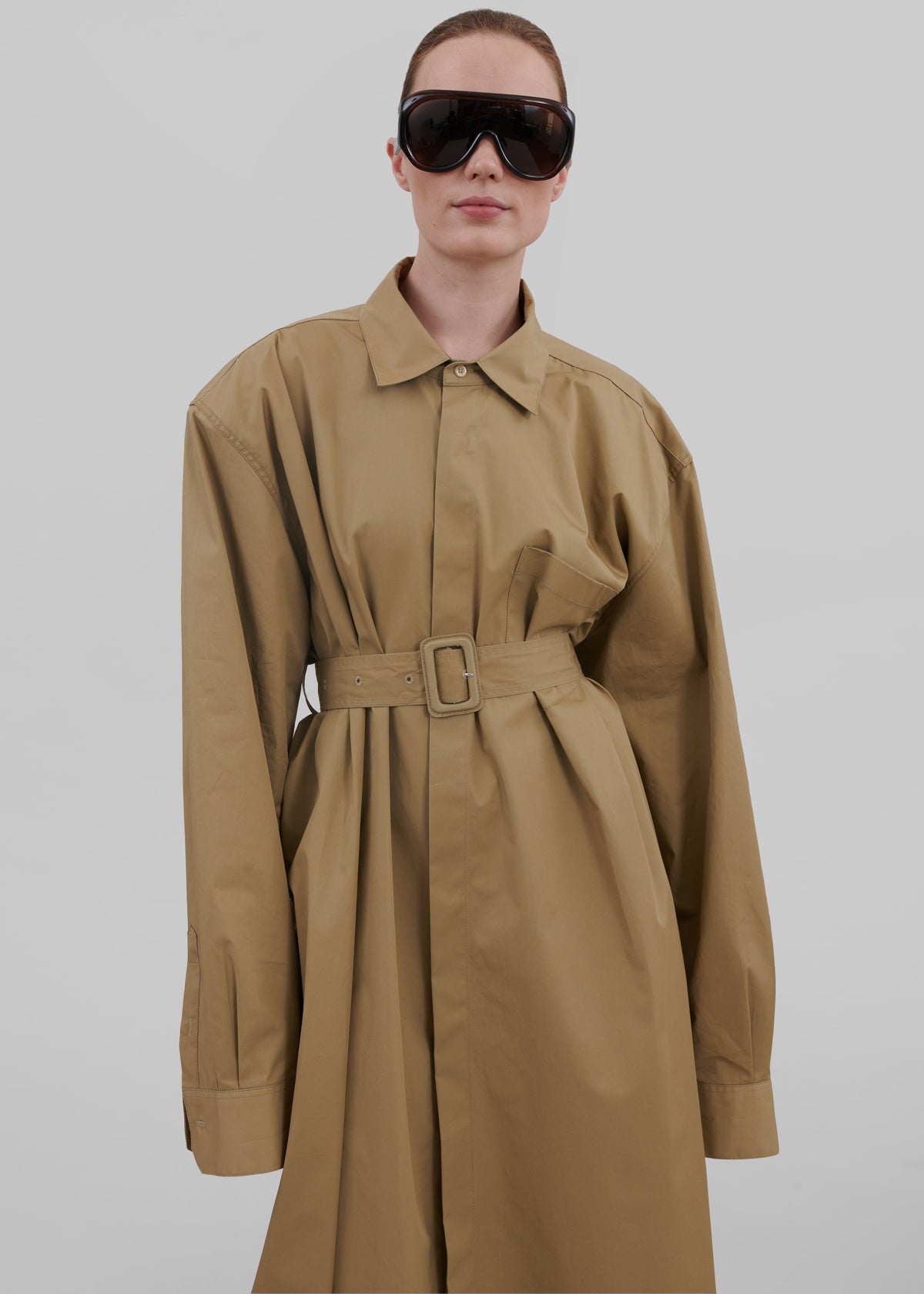 Louisa Trench Dress - Camel - 6