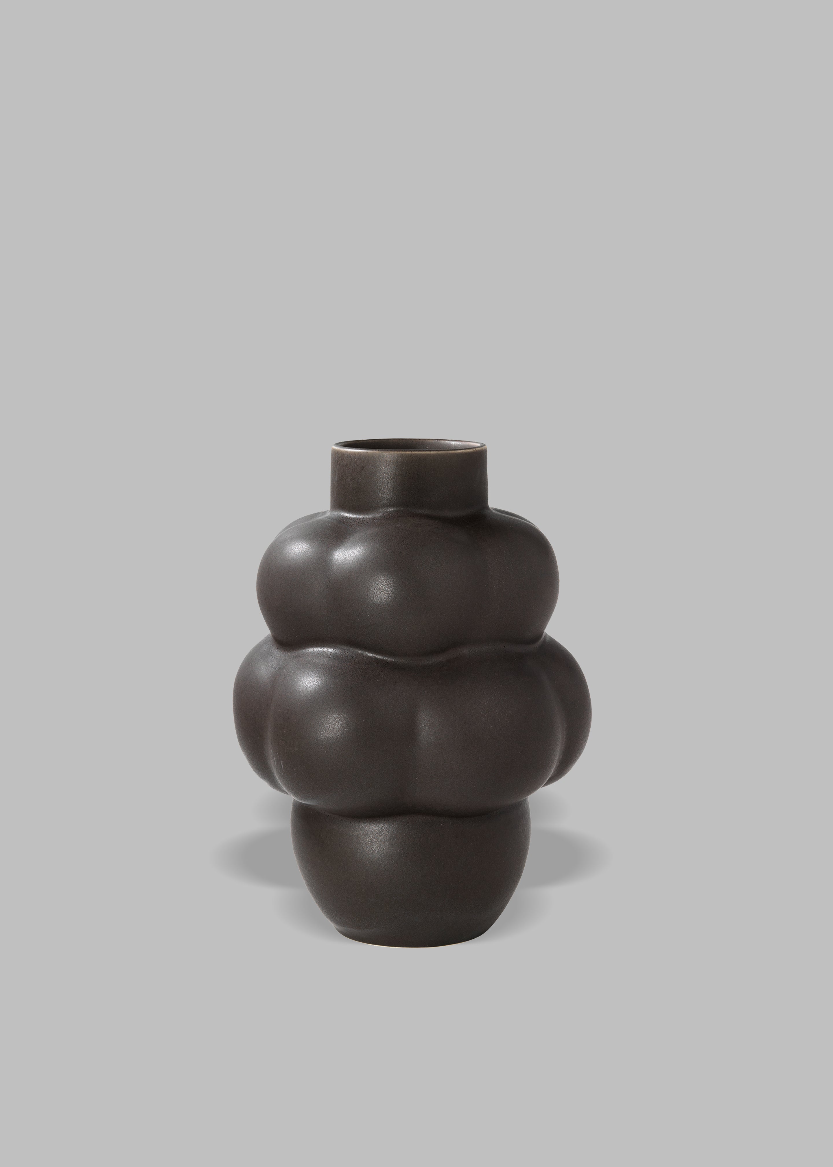 Louise Roe Ceramic Balloon Vase 04 - Mud Brown - 4