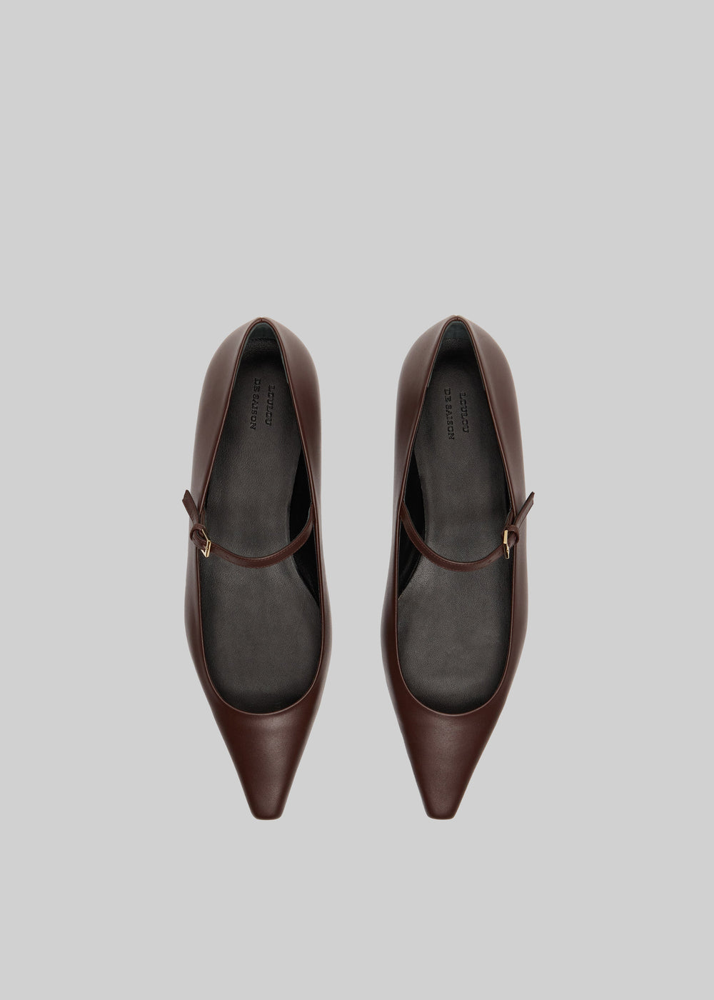 Loulou De Saison Alice Sharp Ballerinas - Brown - 1
