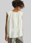 Loulou De Saison Anca Gathered Blouse - Ivory