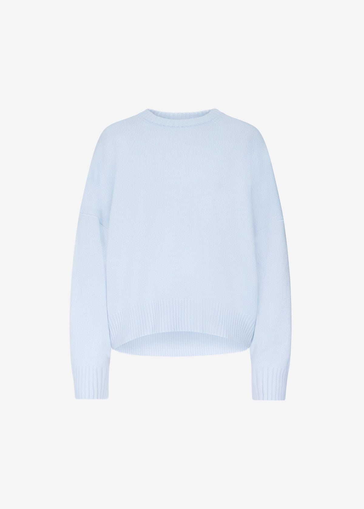 Loulou de Saison Anton Lds Crewneck Sweater - Light Blue - 7