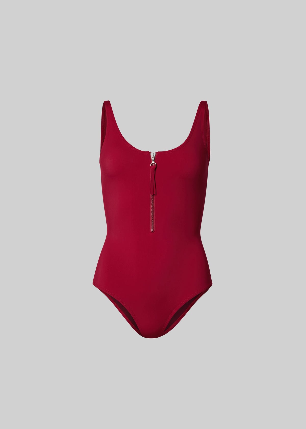 Loulou de Saison Balti Classic Zip Swimsuit - Red - 6