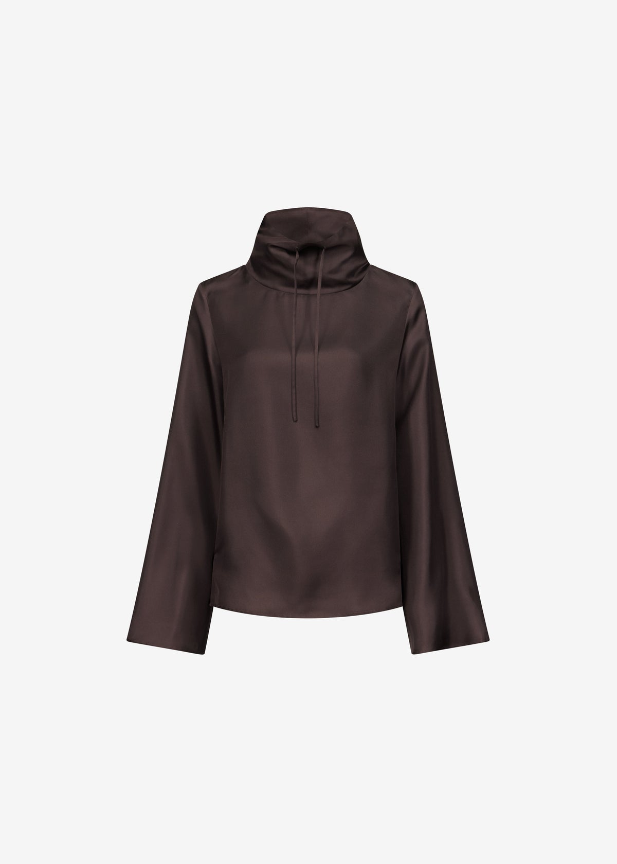 Loulou De Saison Cyna Silk Top - Brown - 6