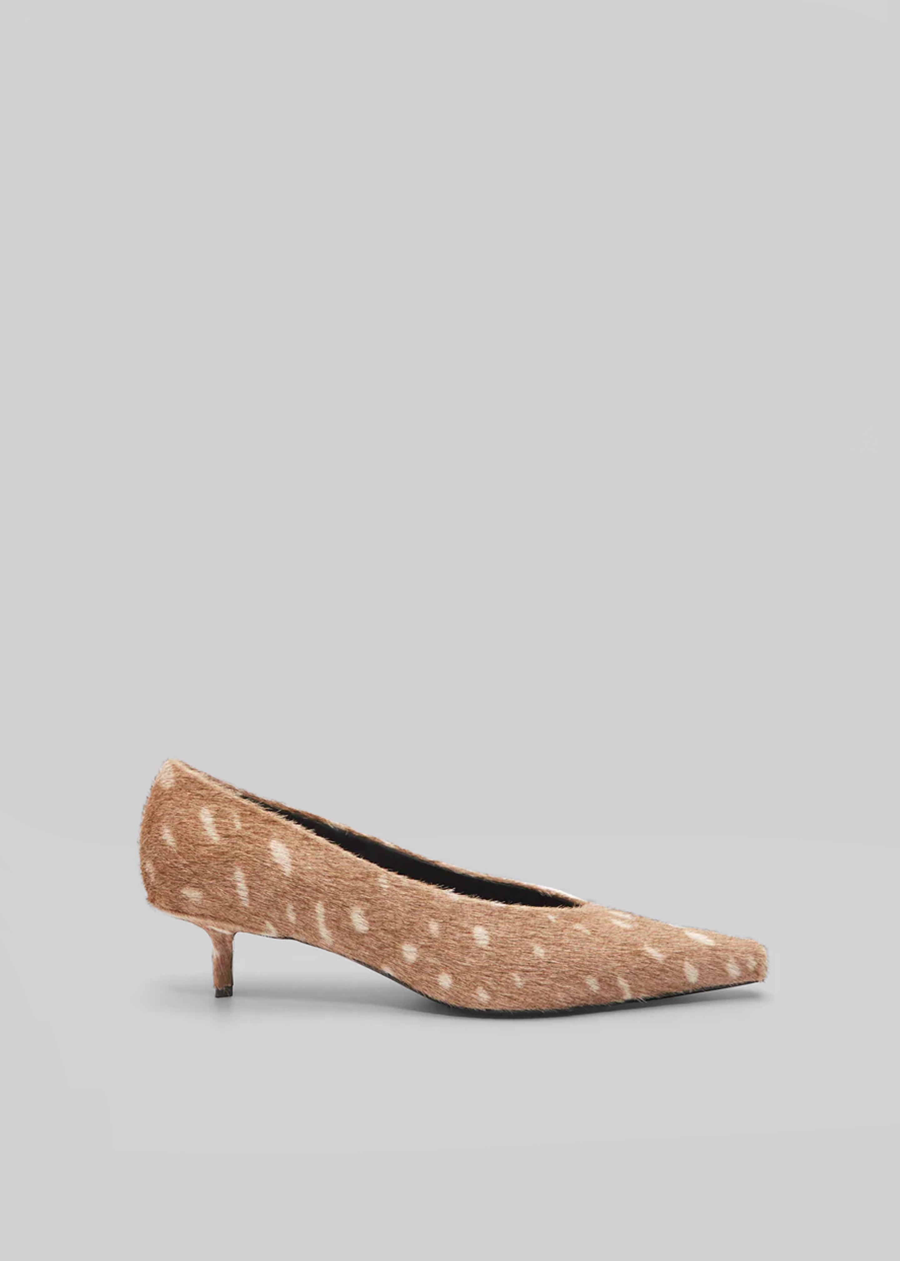 Loulou de Saison Eko Kitten Heel Pumps - Deer - 4