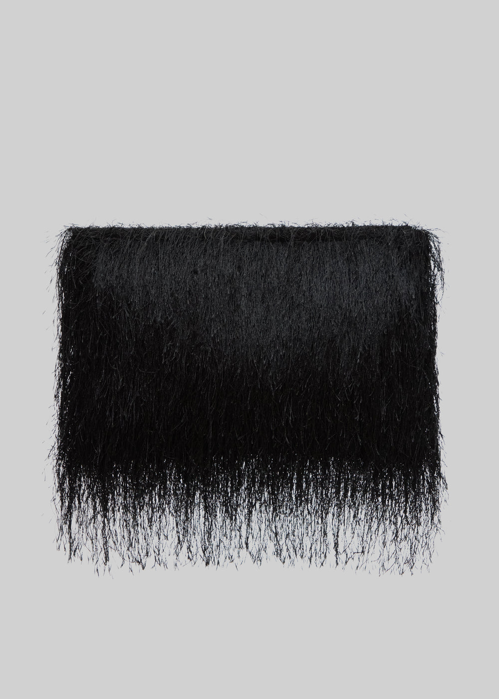 Loulou De Saison Evano Fringed Clutch - Black - 1