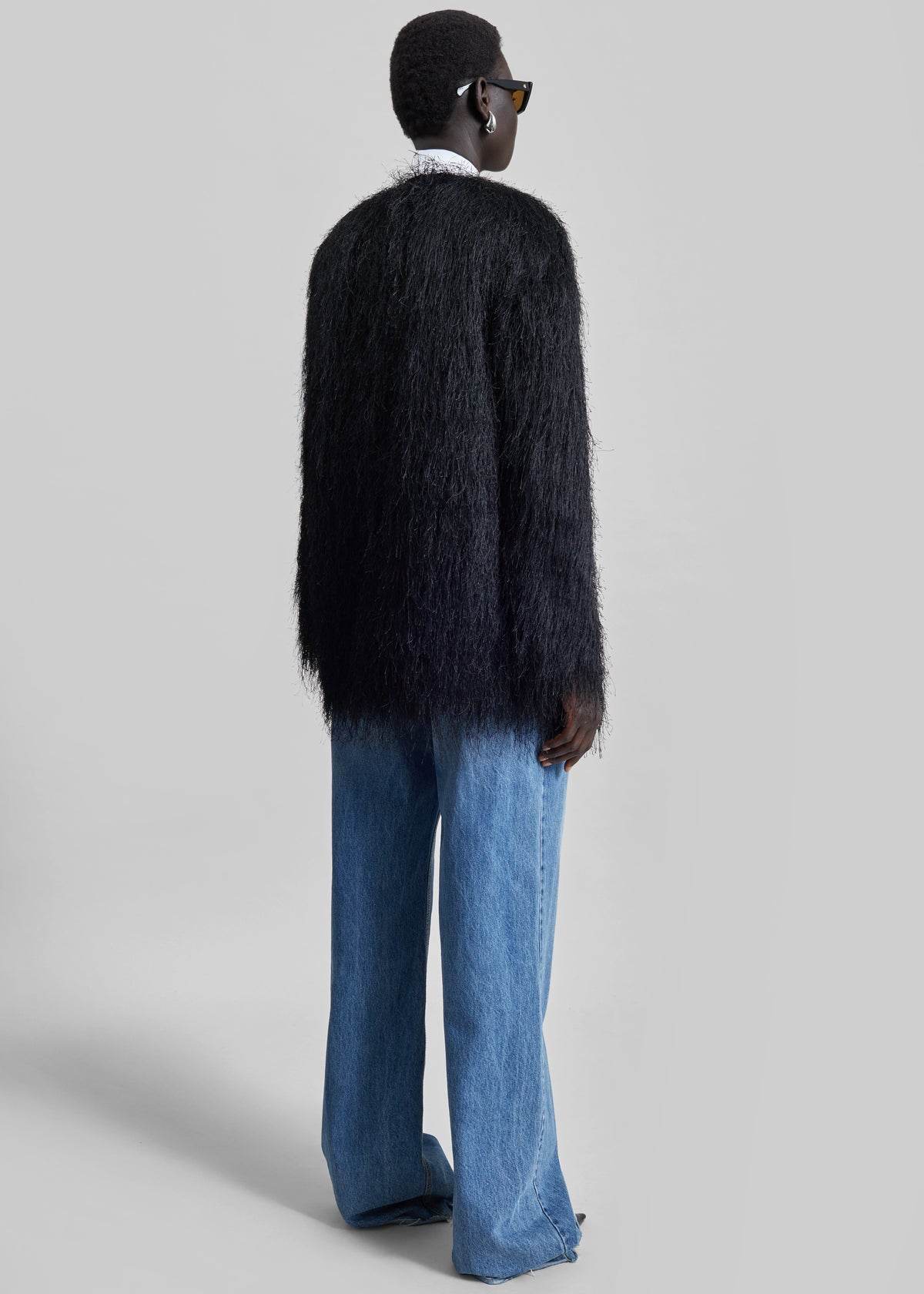 Loulou De Saison Filipo Fringed Coat - Black - 8