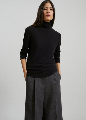 Loulou de Saison Gallinara LDS Second Skin Jersey Sweater - Black