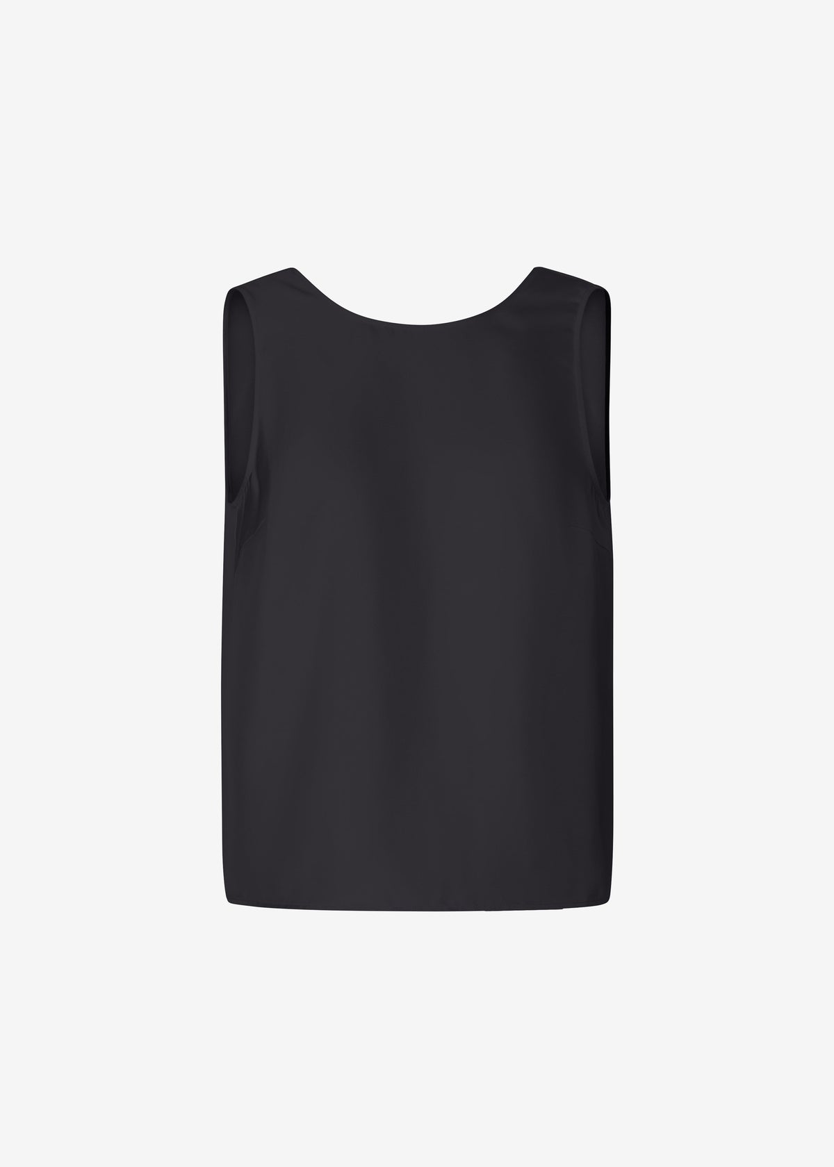 Loulou de Saison Gema Sleeveless Silk Top - Black - 6
