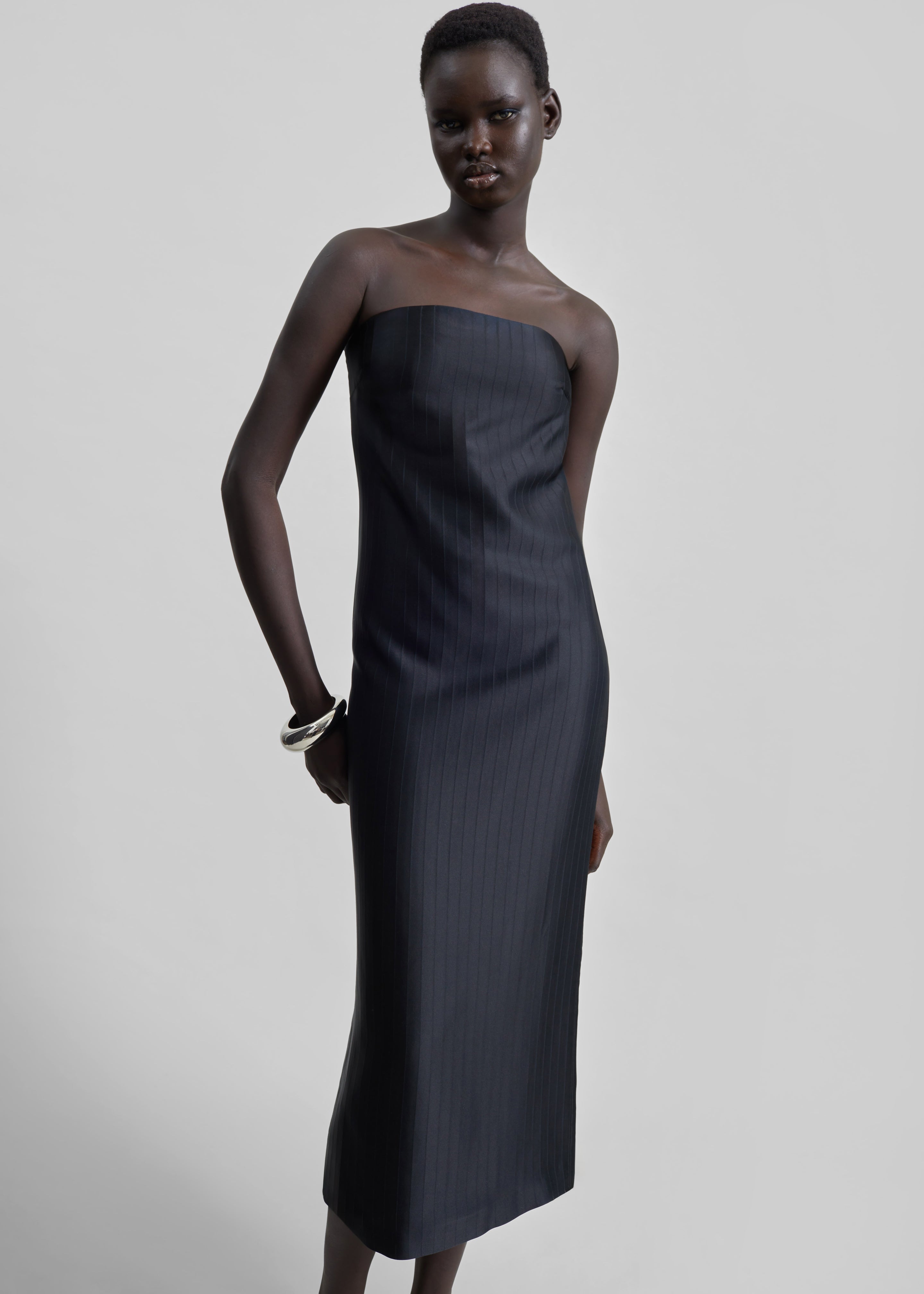 Loulou De Saison Giulia Bustier Dress - Black - 2