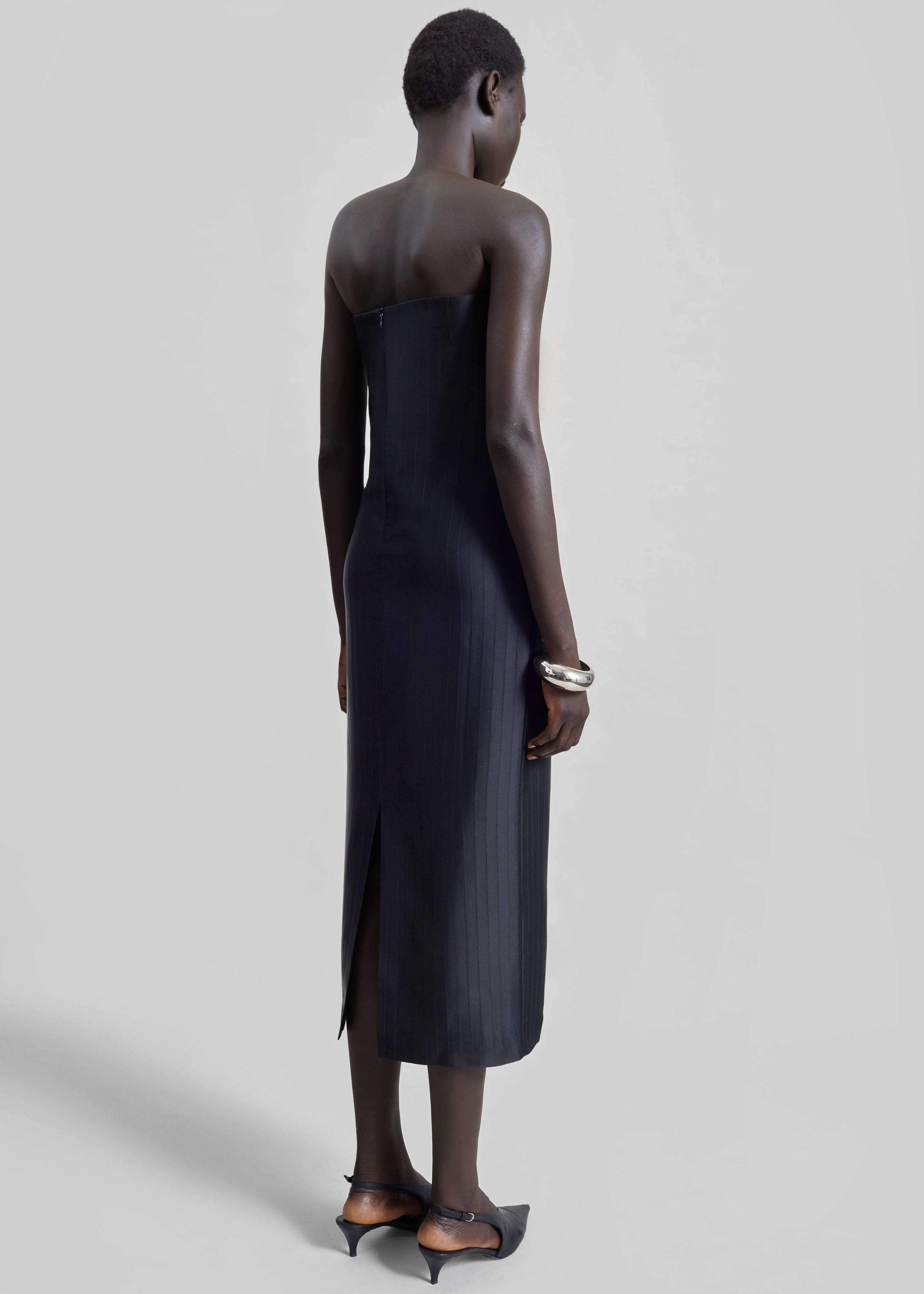 Loulou De Saison Giulia Bustier Dress - Black - 5