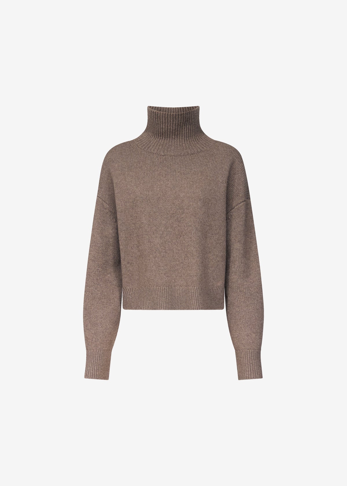 Loulou de Saison Jonah Cashmere Sweater - Nutmeg Melange