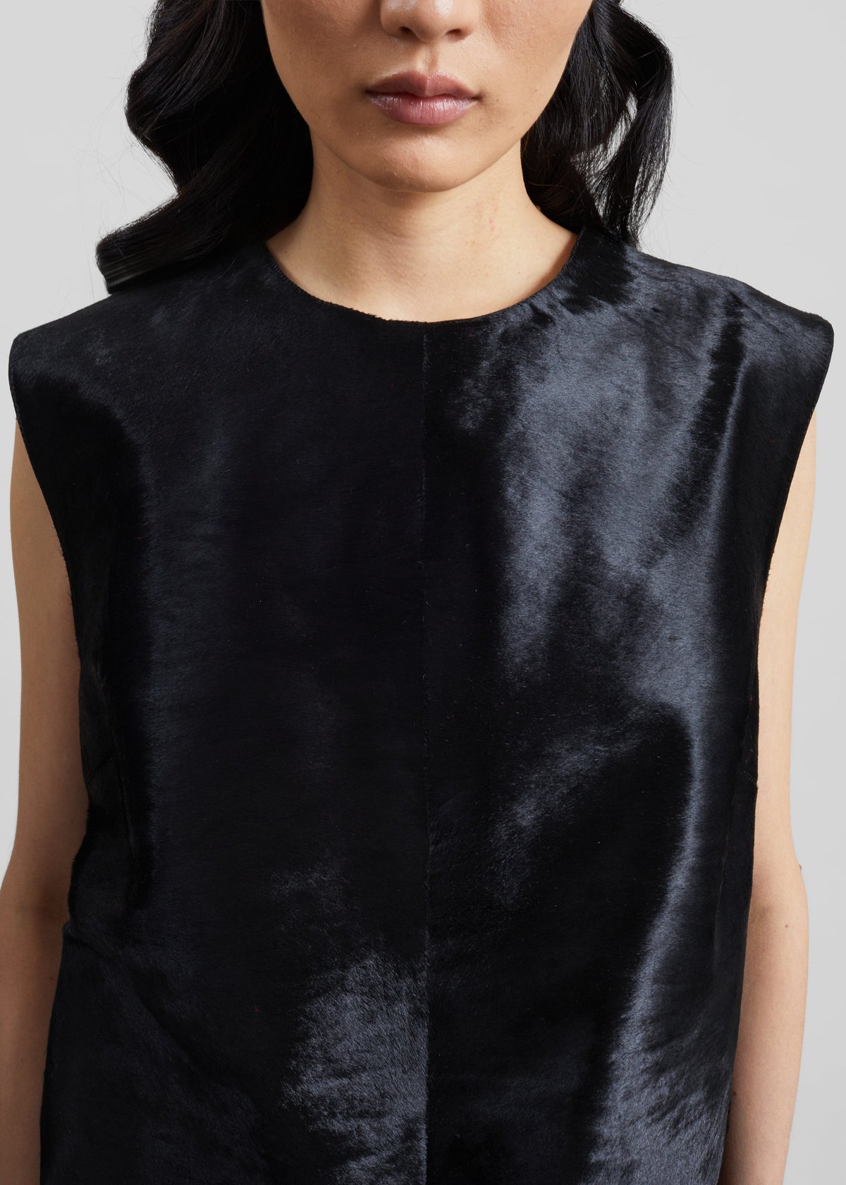 Loulou de Saison Juni Sleeveless Straight Top - Black - 3