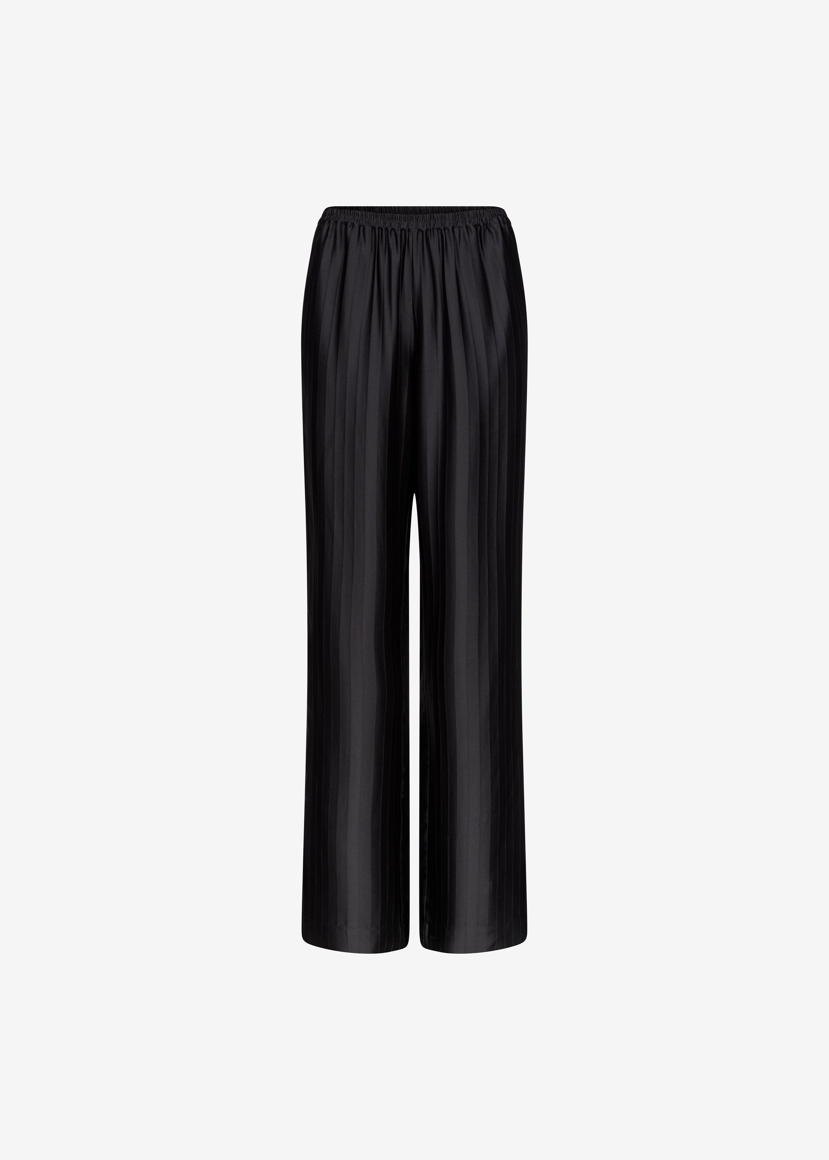 Loulou De Saison Kadala Silk Blend Trousers - Black - 7